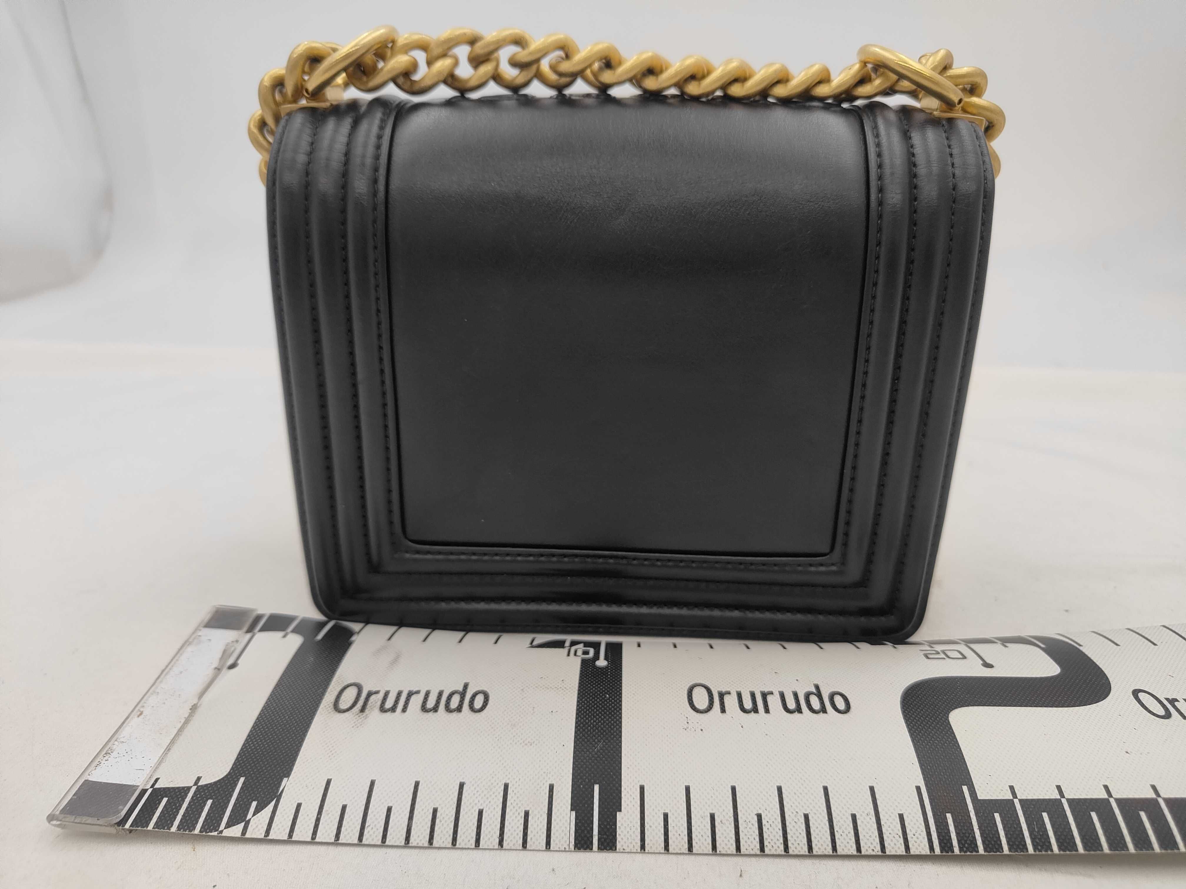 Boy Chanel 18 Chain Shoulder Bag, Black — view 2