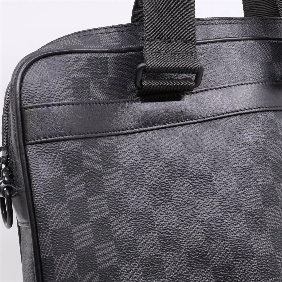 Damier Graphite Utility Business Bag N40278 BA2270 Black Business Bag (Hardware — view 14
