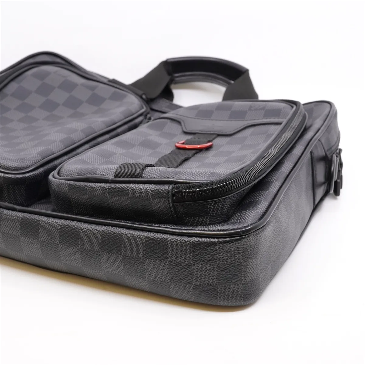 Damier Graphite Utility Business Bag N40278 BA2270 Black Business Bag (Hardware — view 3