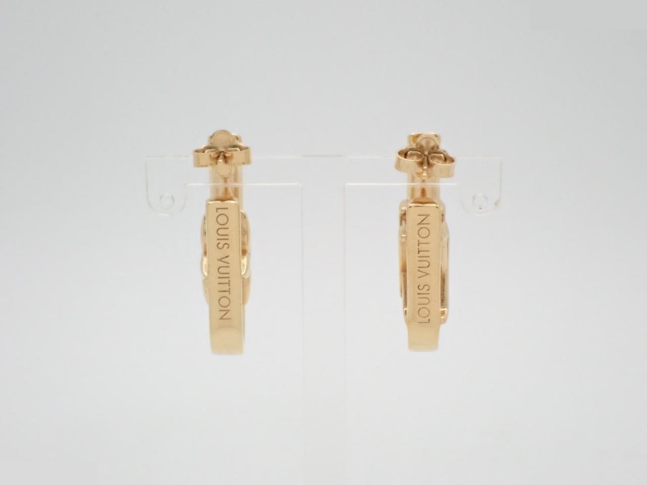 Hoop My LV Chain Earrings M01140 — view 2