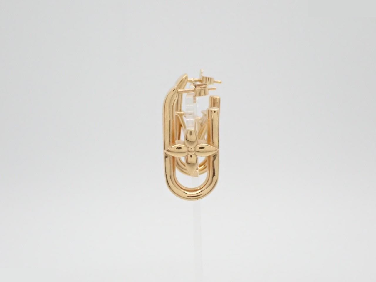 Hoop My LV Chain Earrings M01140 — view 3