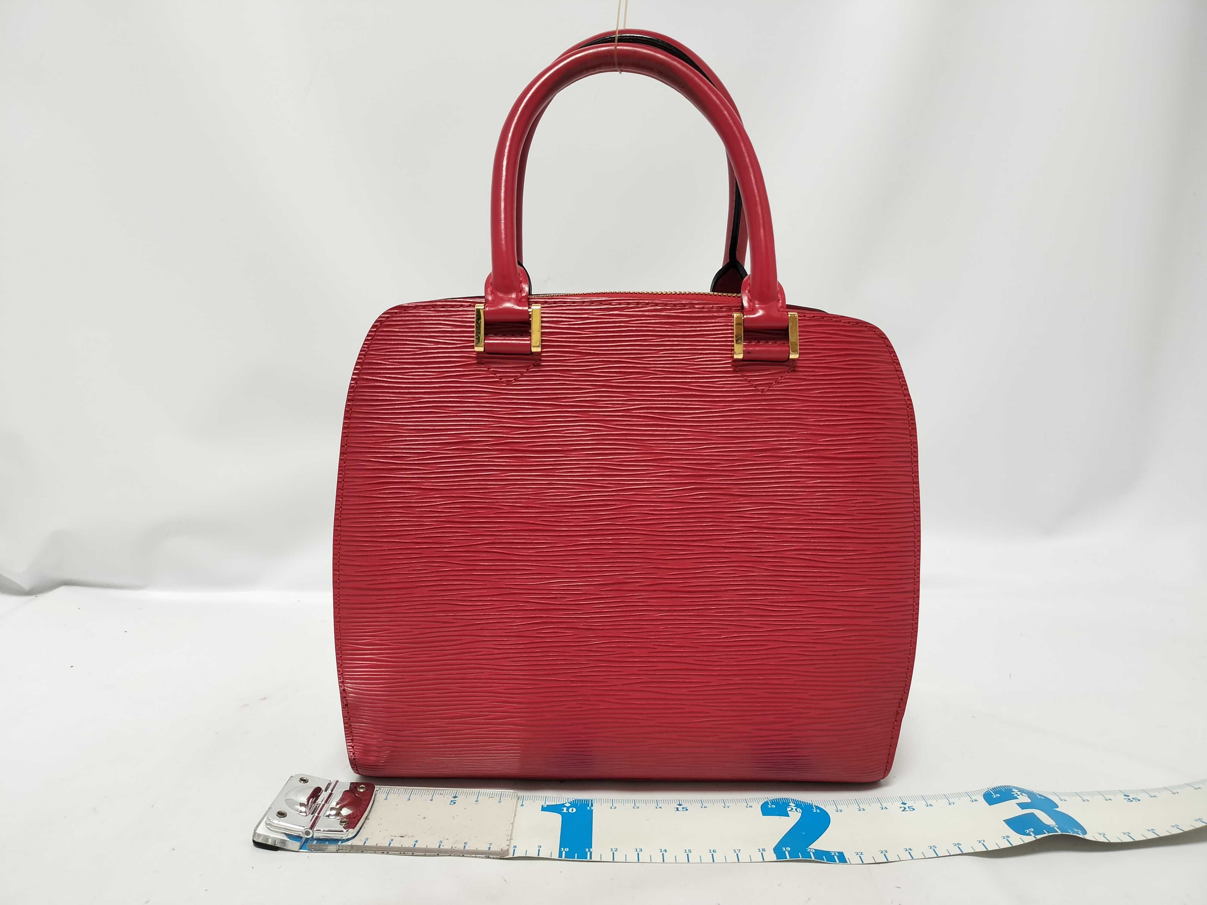 Epi Leather Handbag (Pont Neuf Red) — view 2
