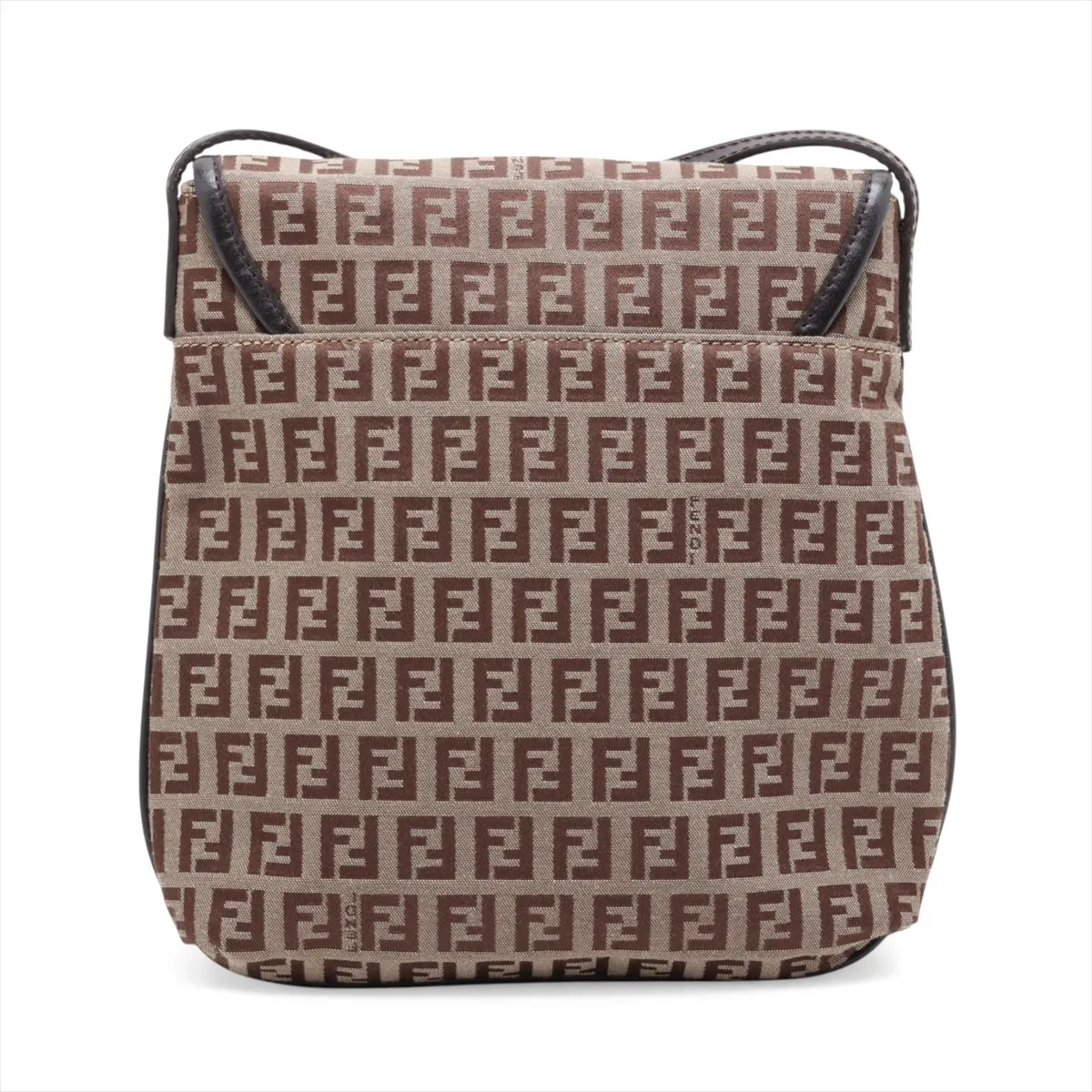 Zucchino 8BT052 Canvas x Leather Shoulder Bag Brown — view 2