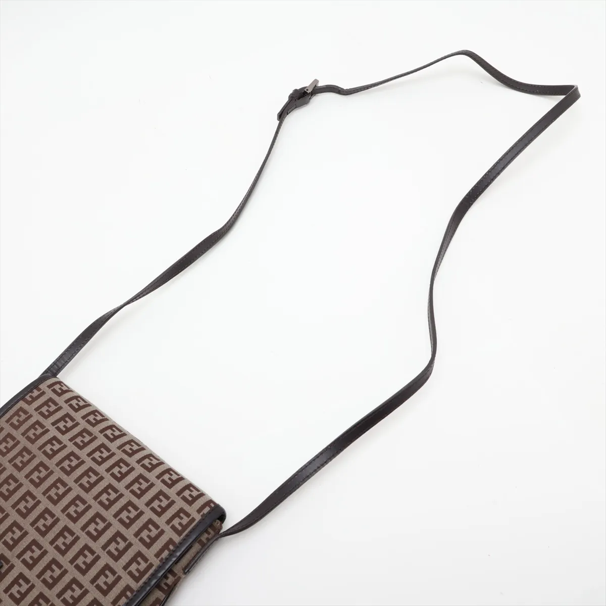 Zucchino 8BT052 Canvas x Leather Shoulder Bag Brown — view 5