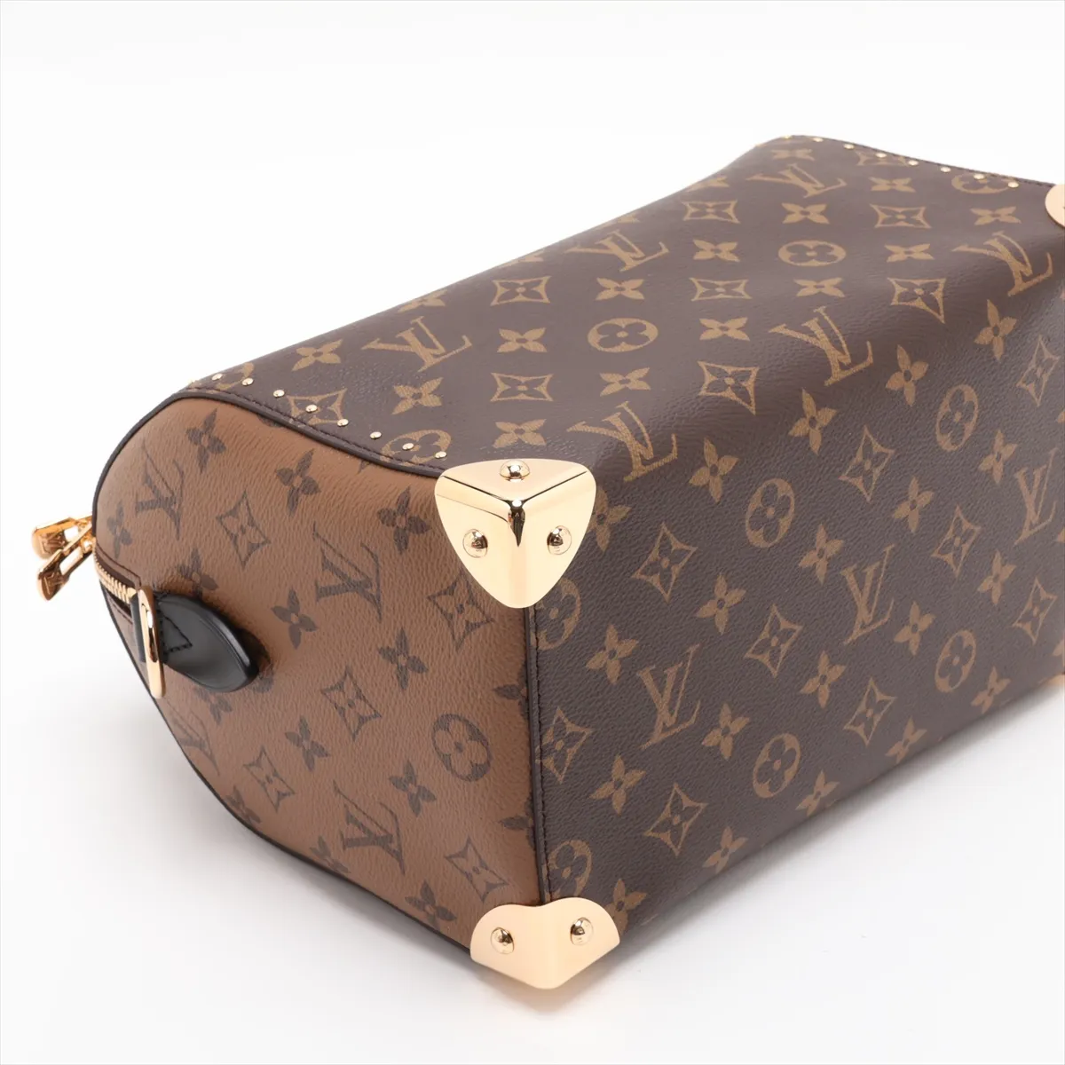 Monogram Reverse Speedy Trunk 25 M26181 Brown (RFID detected) — view 4