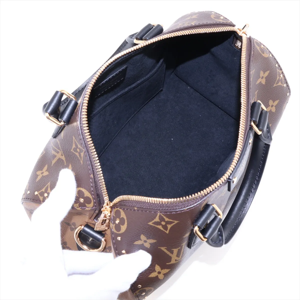 Monogram Reverse Speedy Trunk 25 M26181 Brown (RFID detected) — view 8