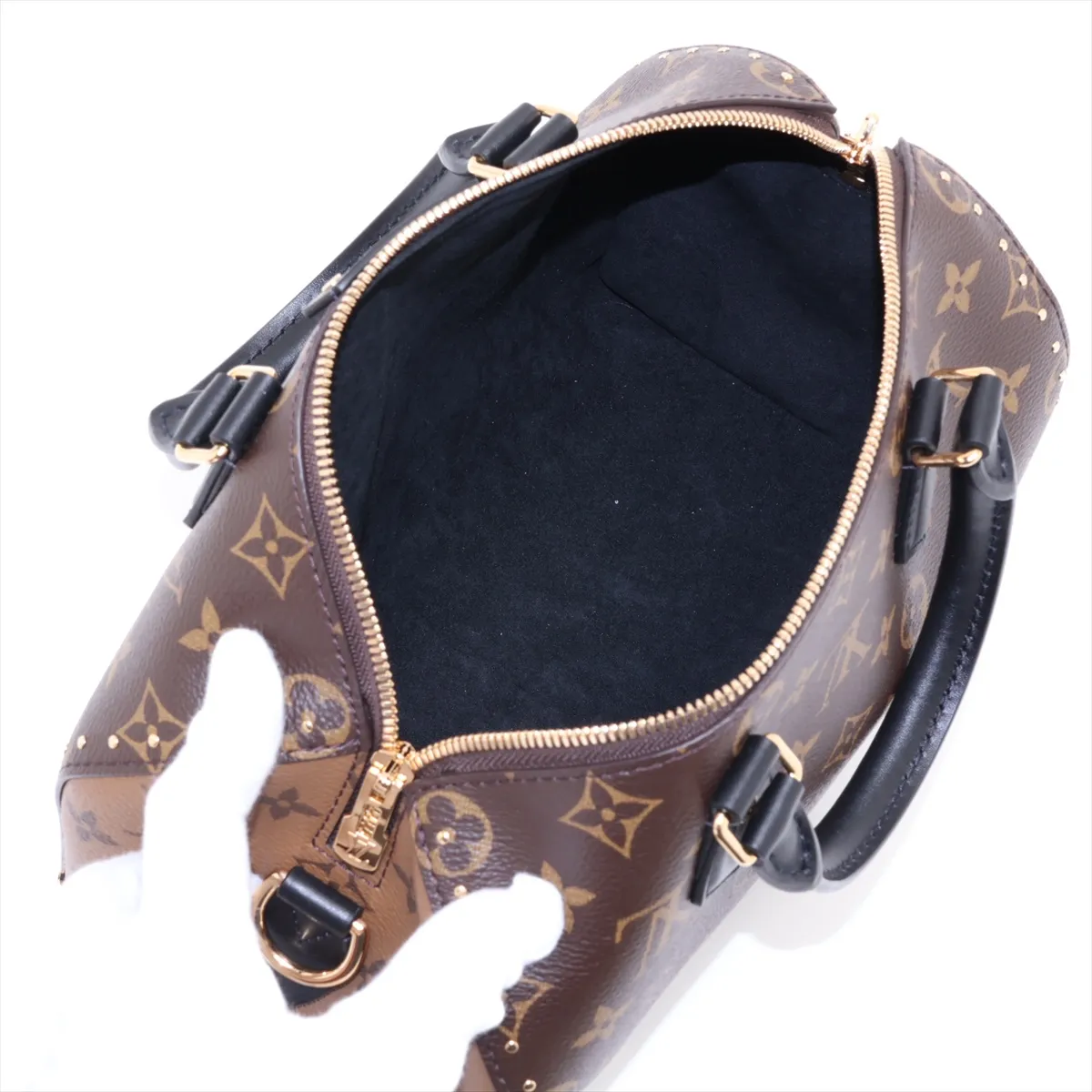 Monogram Reverse Speedy Trunk 25 M26181 Brown (RFID detected) — view 9