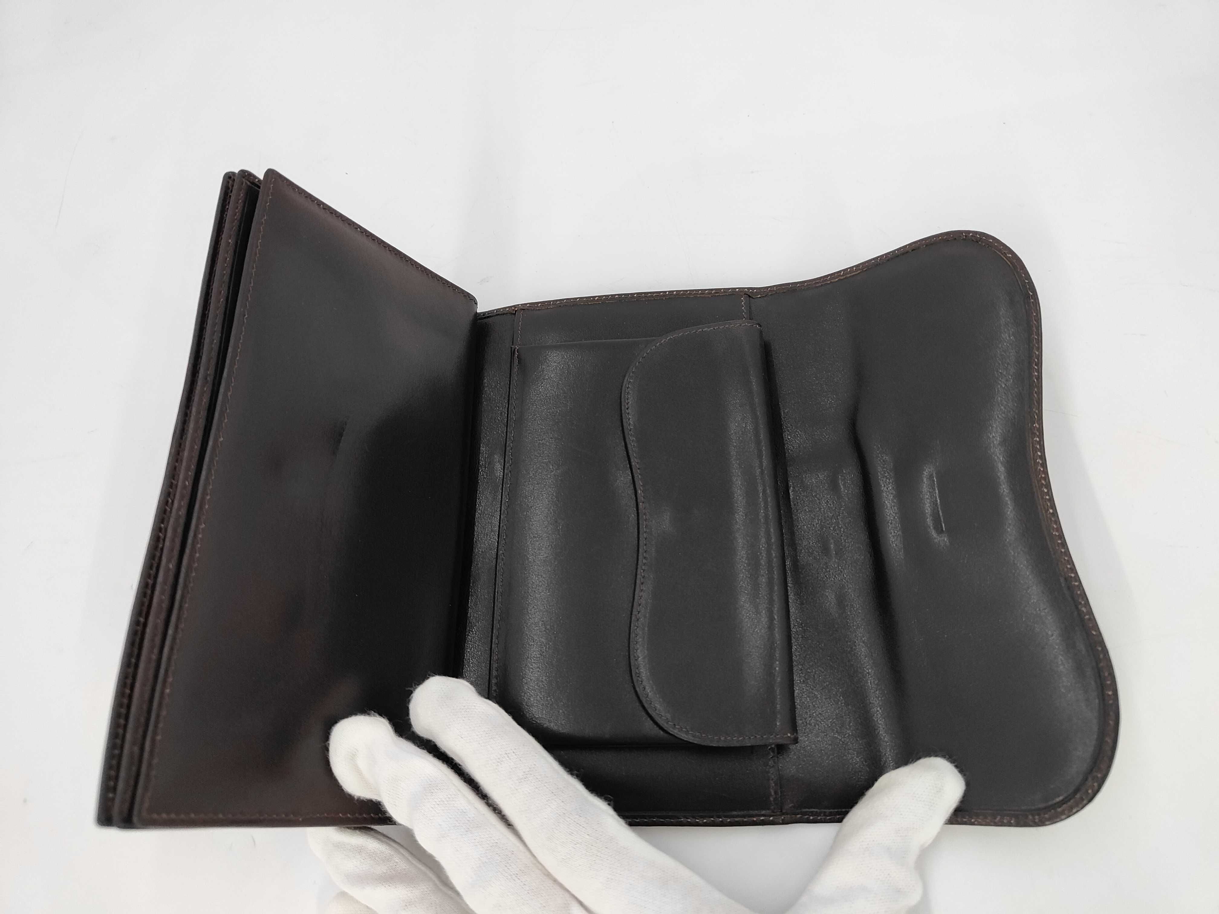 Tri-fold Long Wallet Horsebit Wallet — view 4