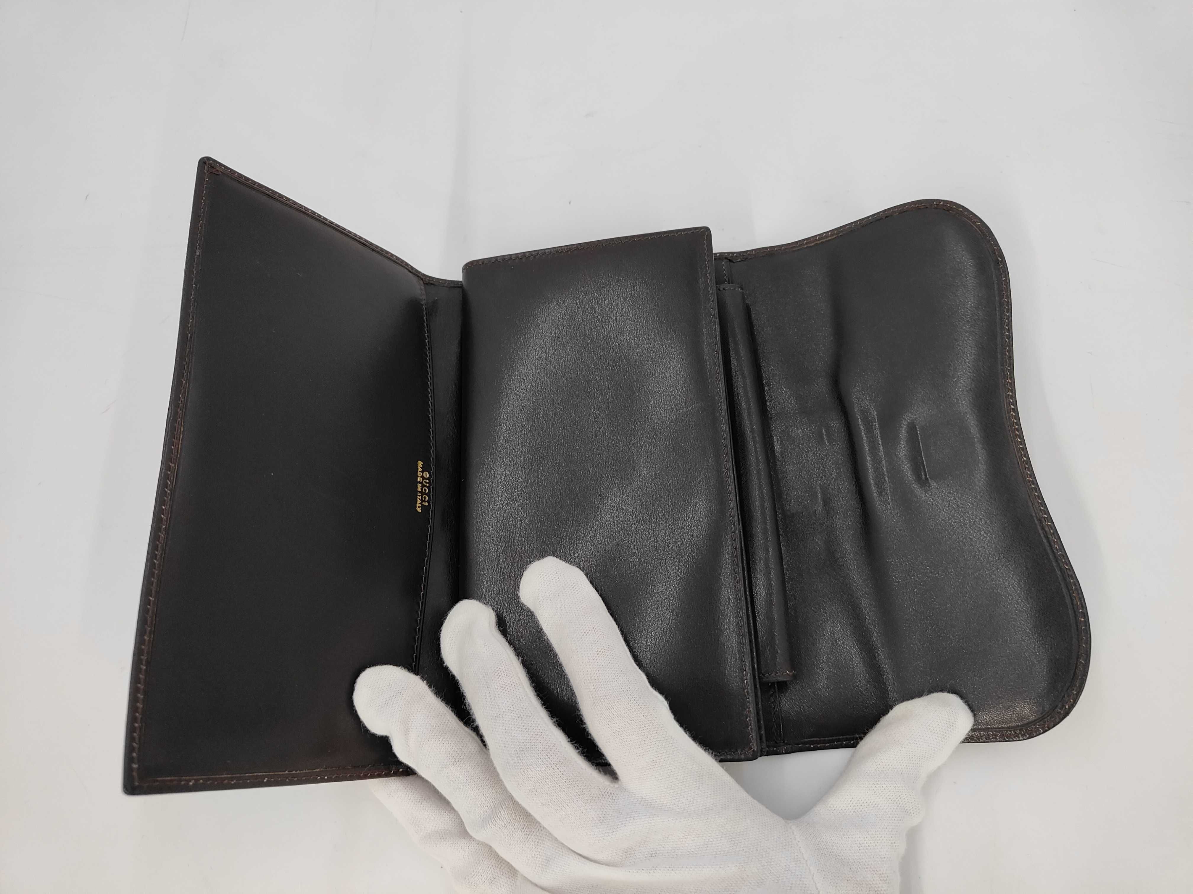 Tri-fold Long Wallet Horsebit Wallet — view 5