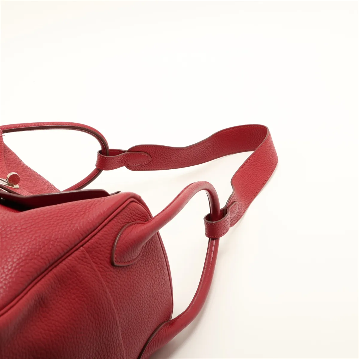 Lindy 34, Taurillon Clemence leather, Rouge Garance, silver hardware. P: 2012 — view 5