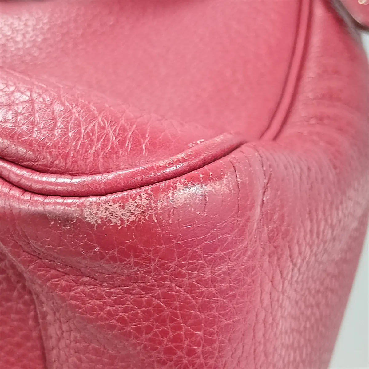 Lindy 34, Taurillon Clemence leather, Rouge Garance, silver hardware. P: 2012 — view 9