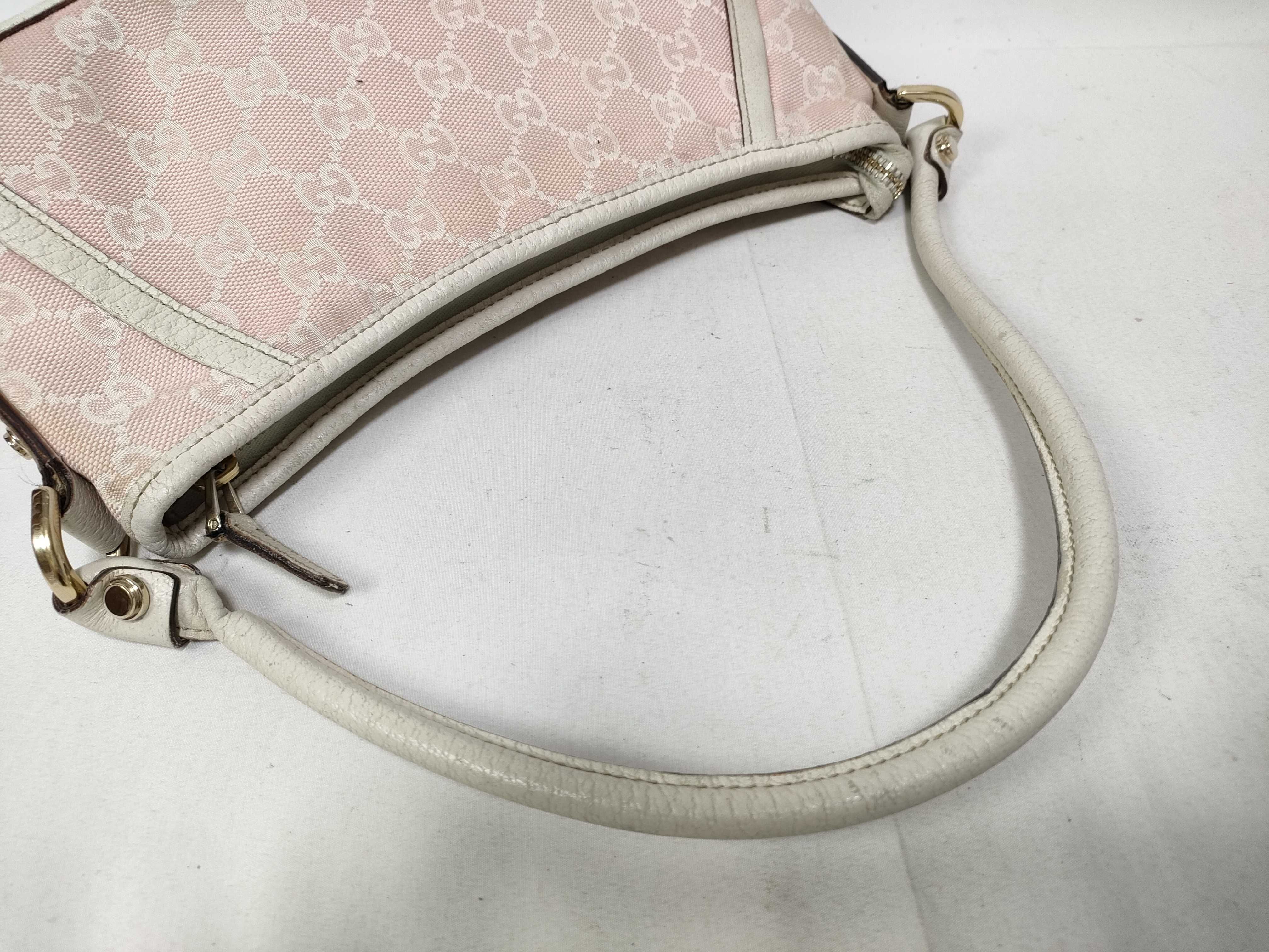 Pink GG Canvas Vintage Mini Wrist Bag Handbag — view 10