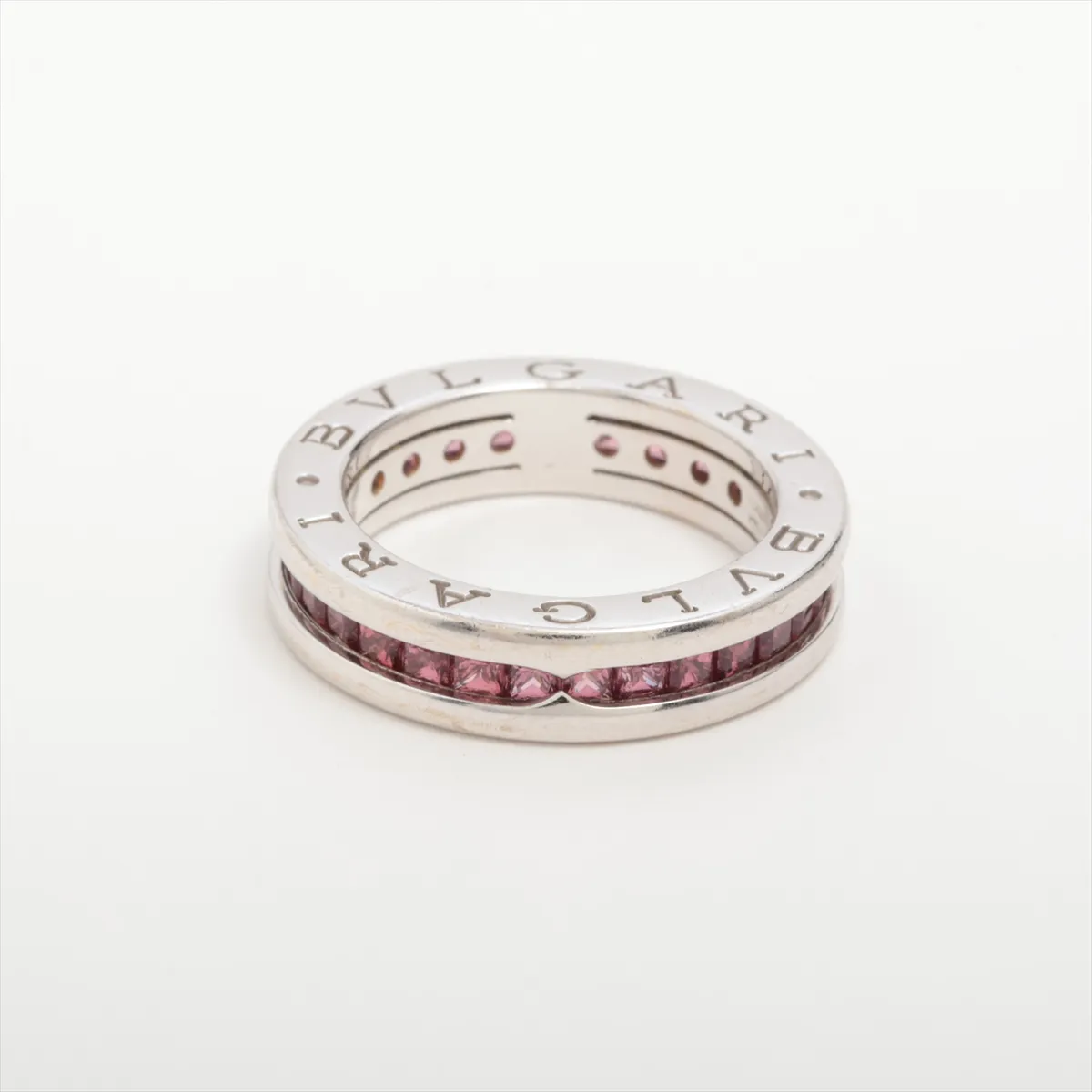 B Zero One Full Garnet Ring 750(WG) 7.5g 49 Small stone — view 2