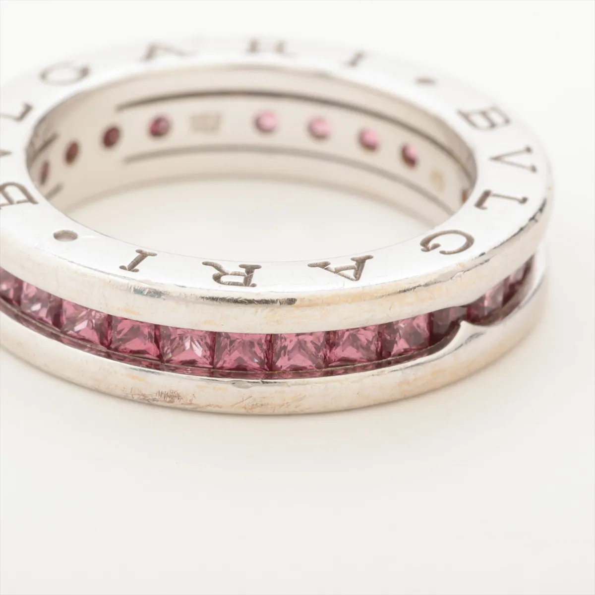 B Zero One Full Garnet Ring 750(WG) 7.5g 49 Small stone — view 5