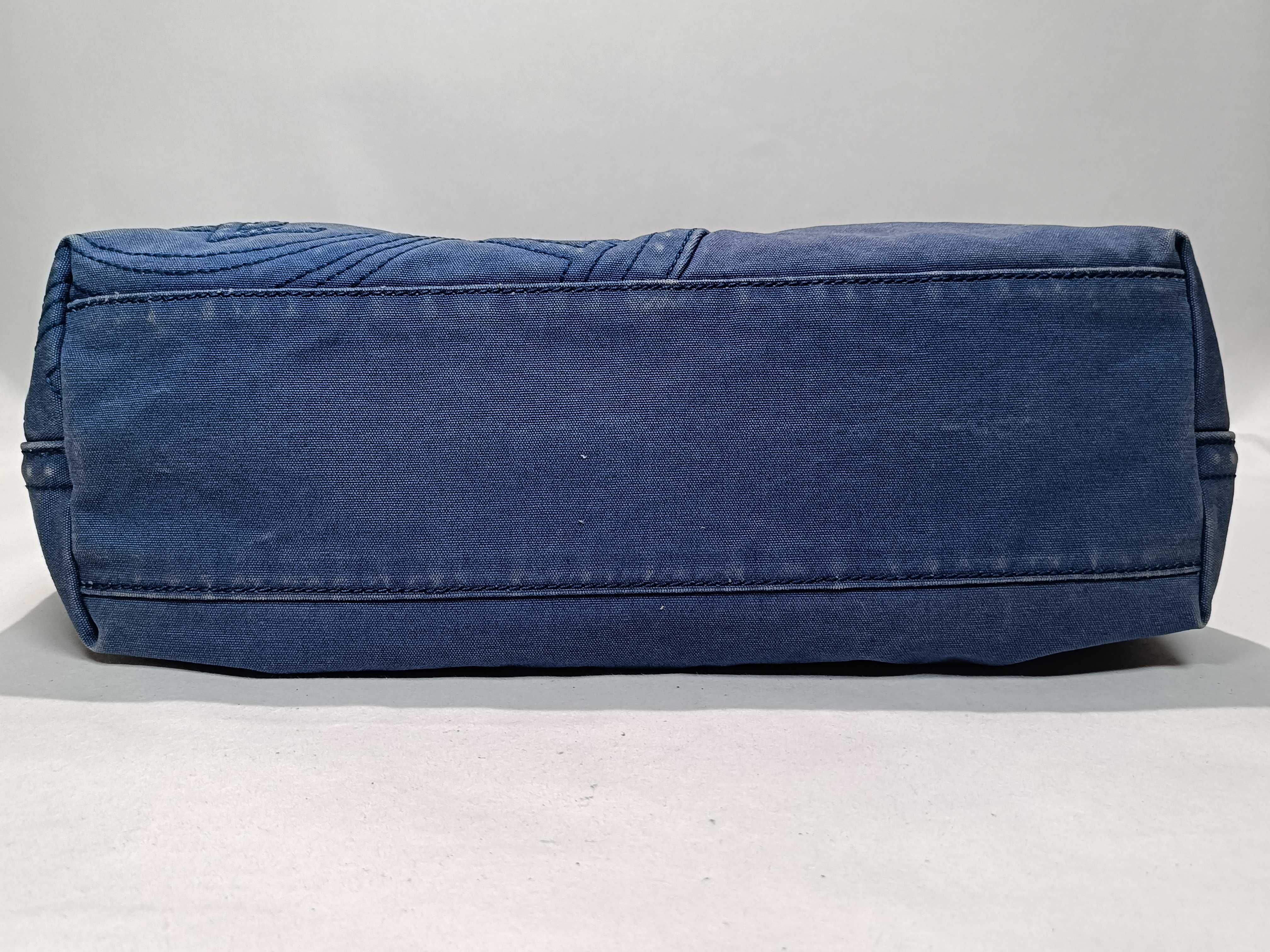 canvas tote bag, blue tote bag — view 6