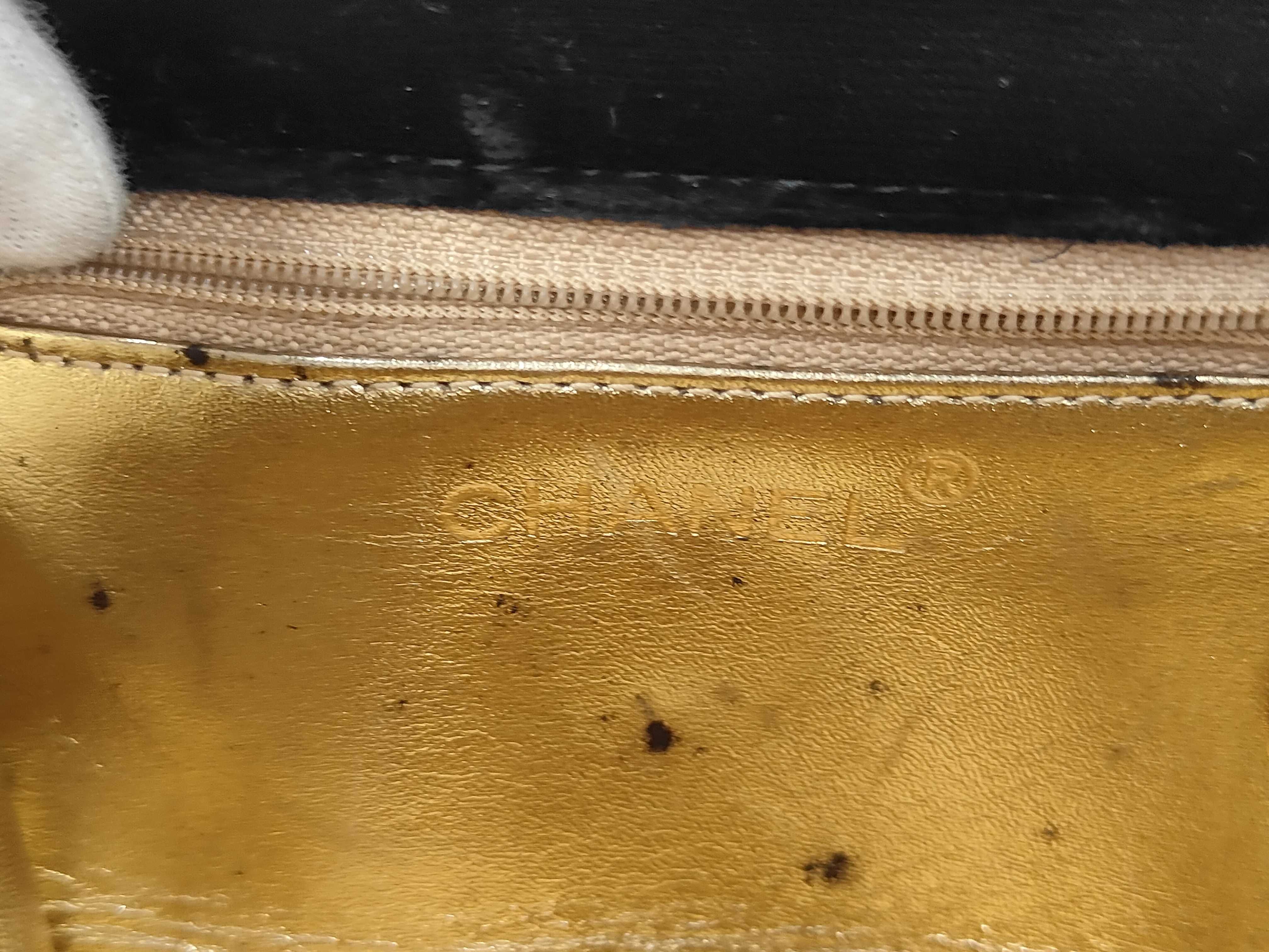 Mini Handbag, Twist Handle, Velour, Black, Gold Hardware — view 10