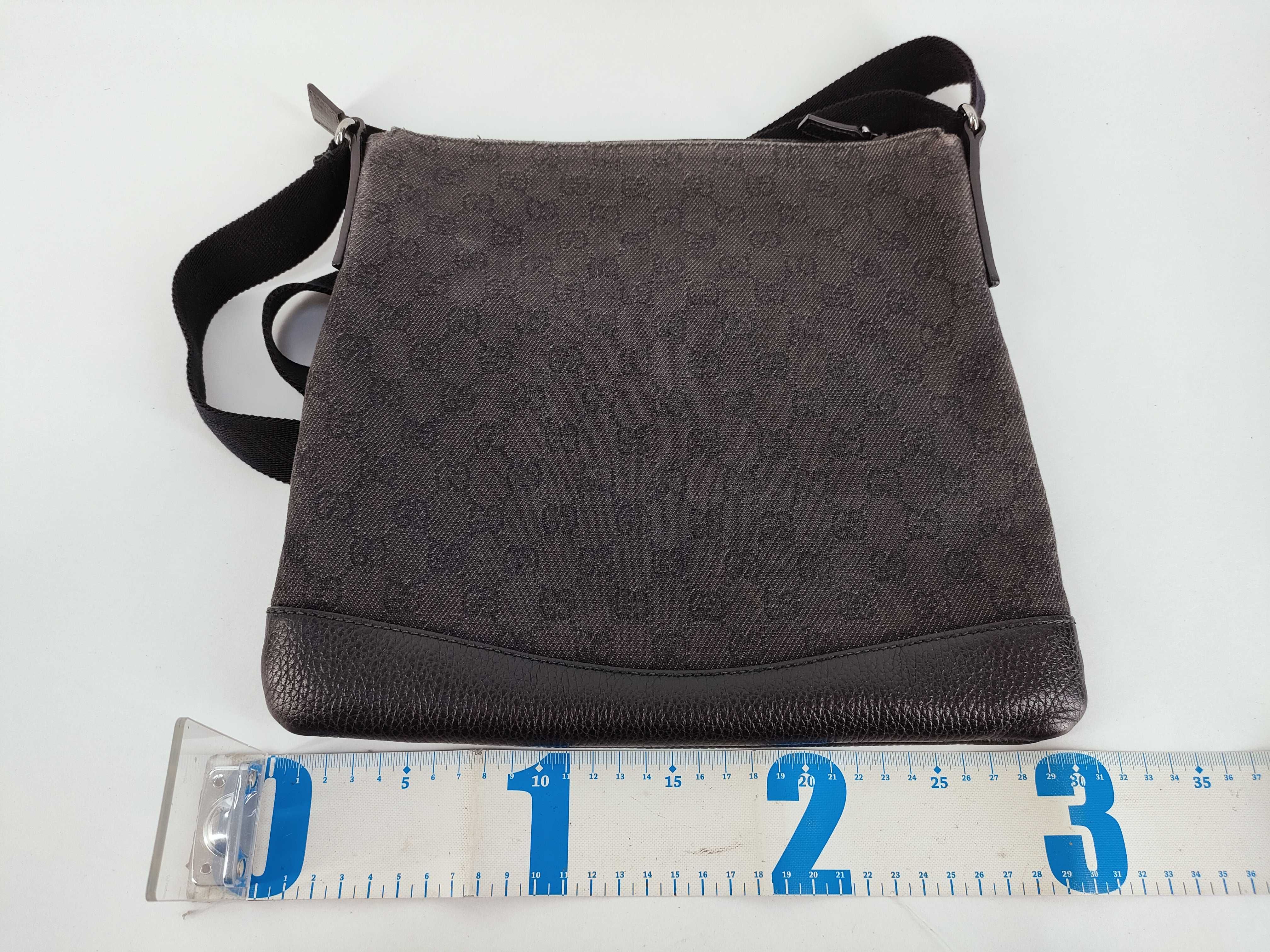 509635 GG Denim Shoulder Bag — view 2