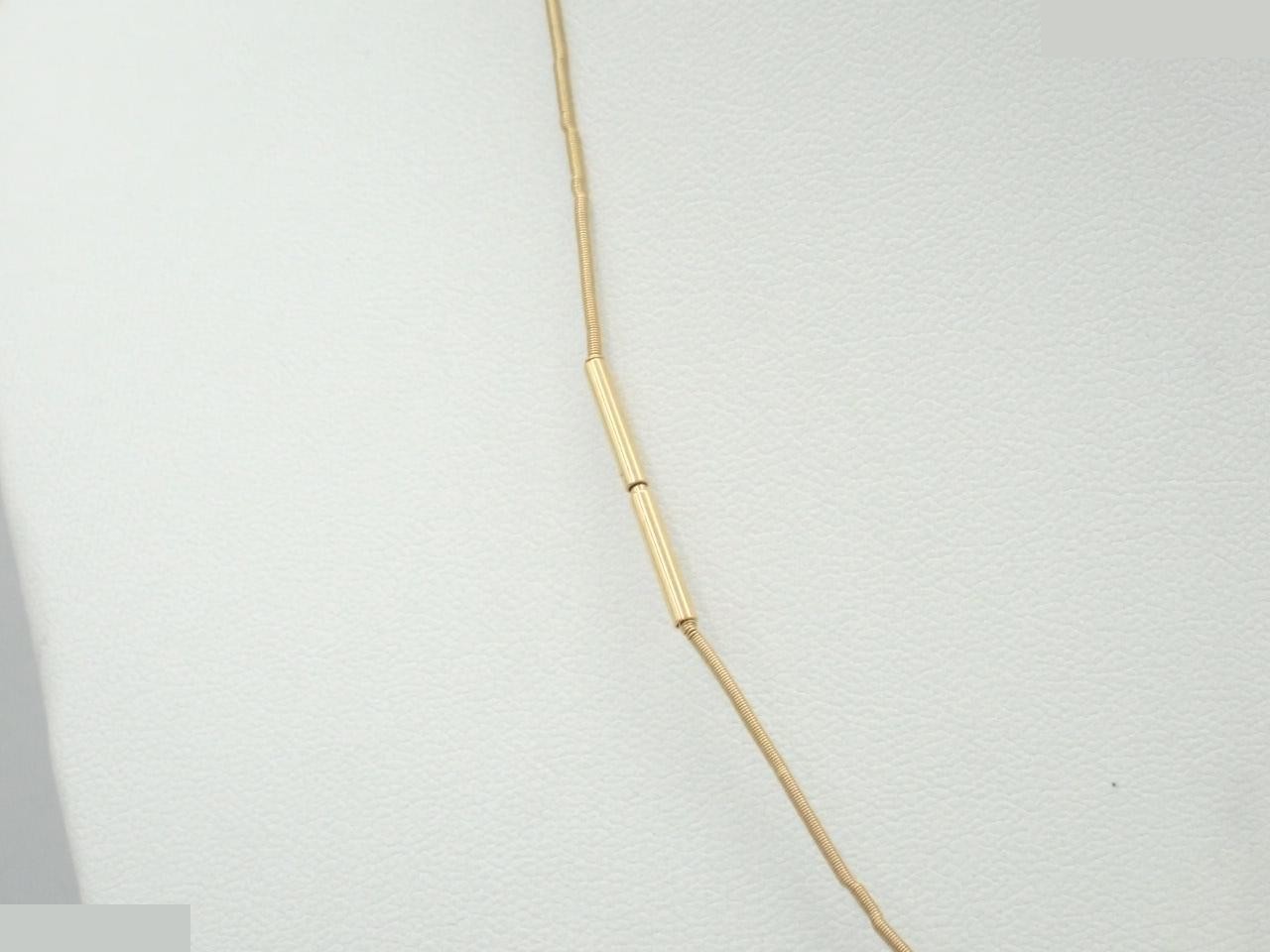Necklace, Cage d'H, Orange and Gold, Neck circumference approximately 41cm — view 2
