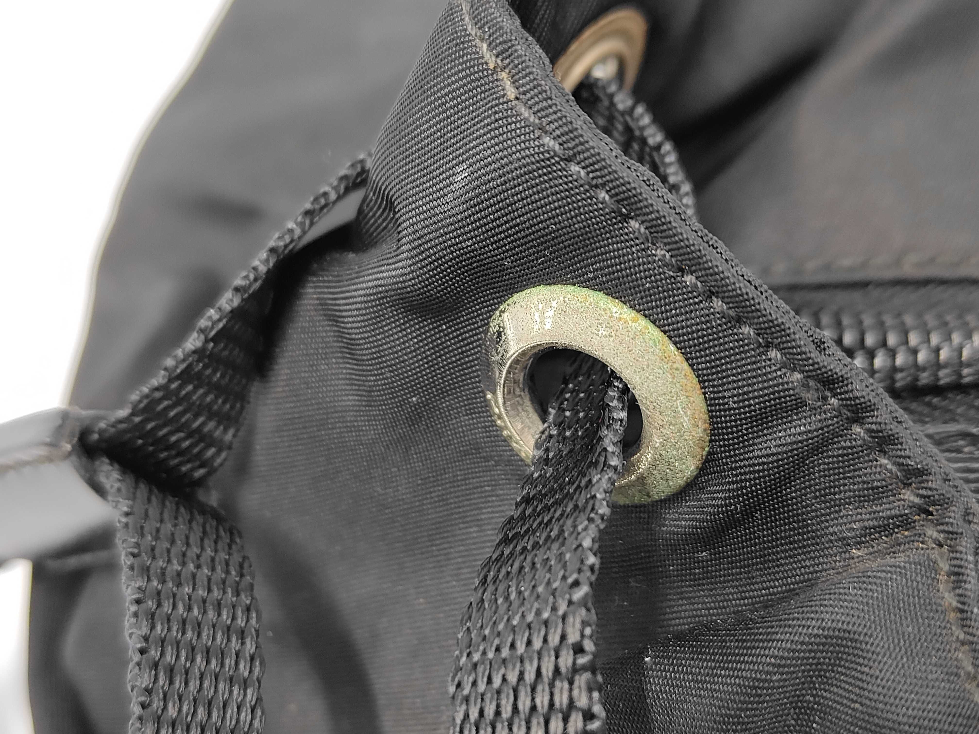 Tessuto Nylon Front Double Pocket Buckle Tote Bag — view 10
