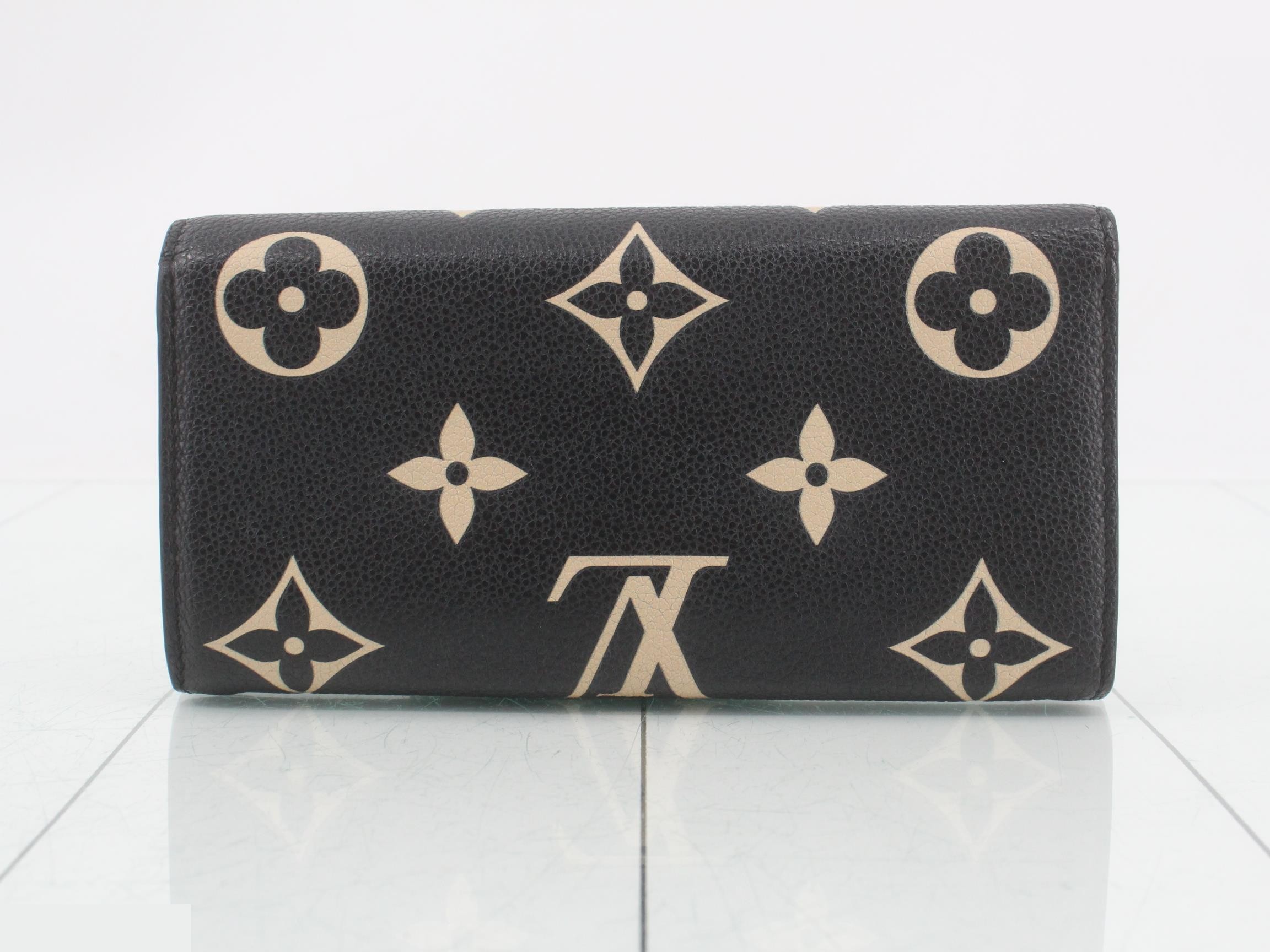 Portefeuille Sarah Empreinte Noir Bicolor IC — view 2