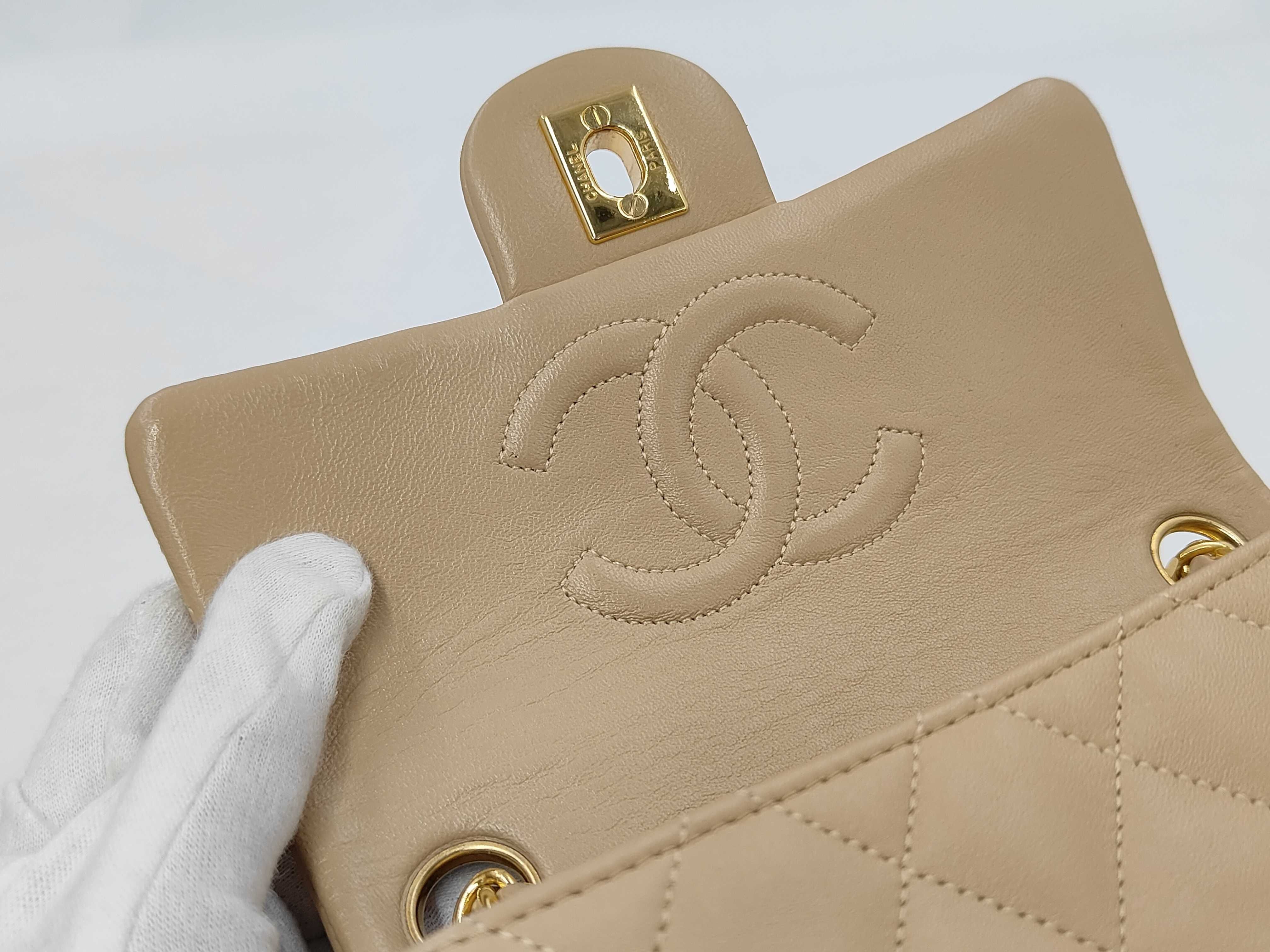 Mini Matelassé Lambskin Shoulder Bag — view 11