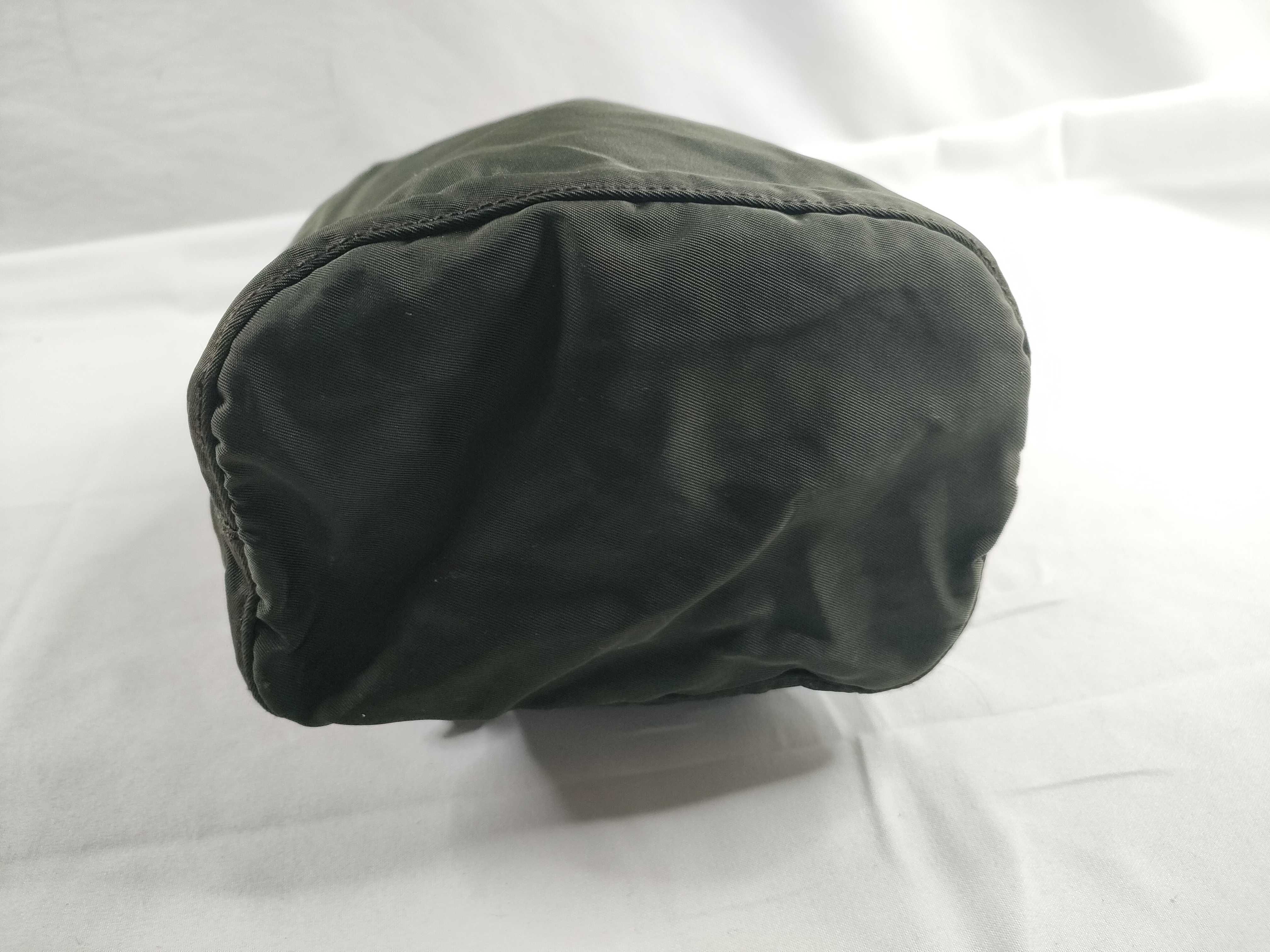 Nylon Prada Drawstring Bag MV369 Khaki Pouch — view 4
