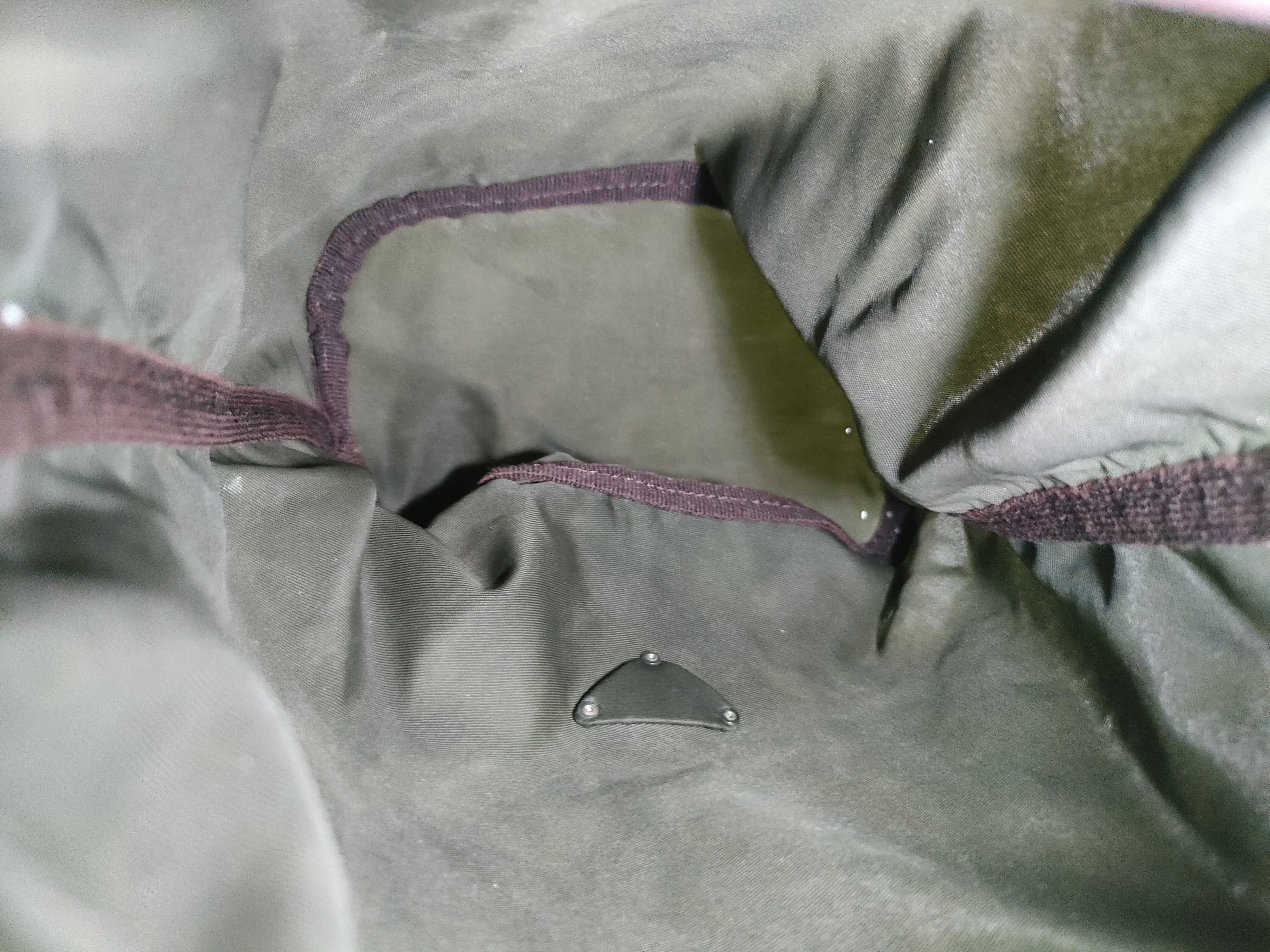 Nylon Prada Drawstring Bag MV369 Khaki Pouch — view 7