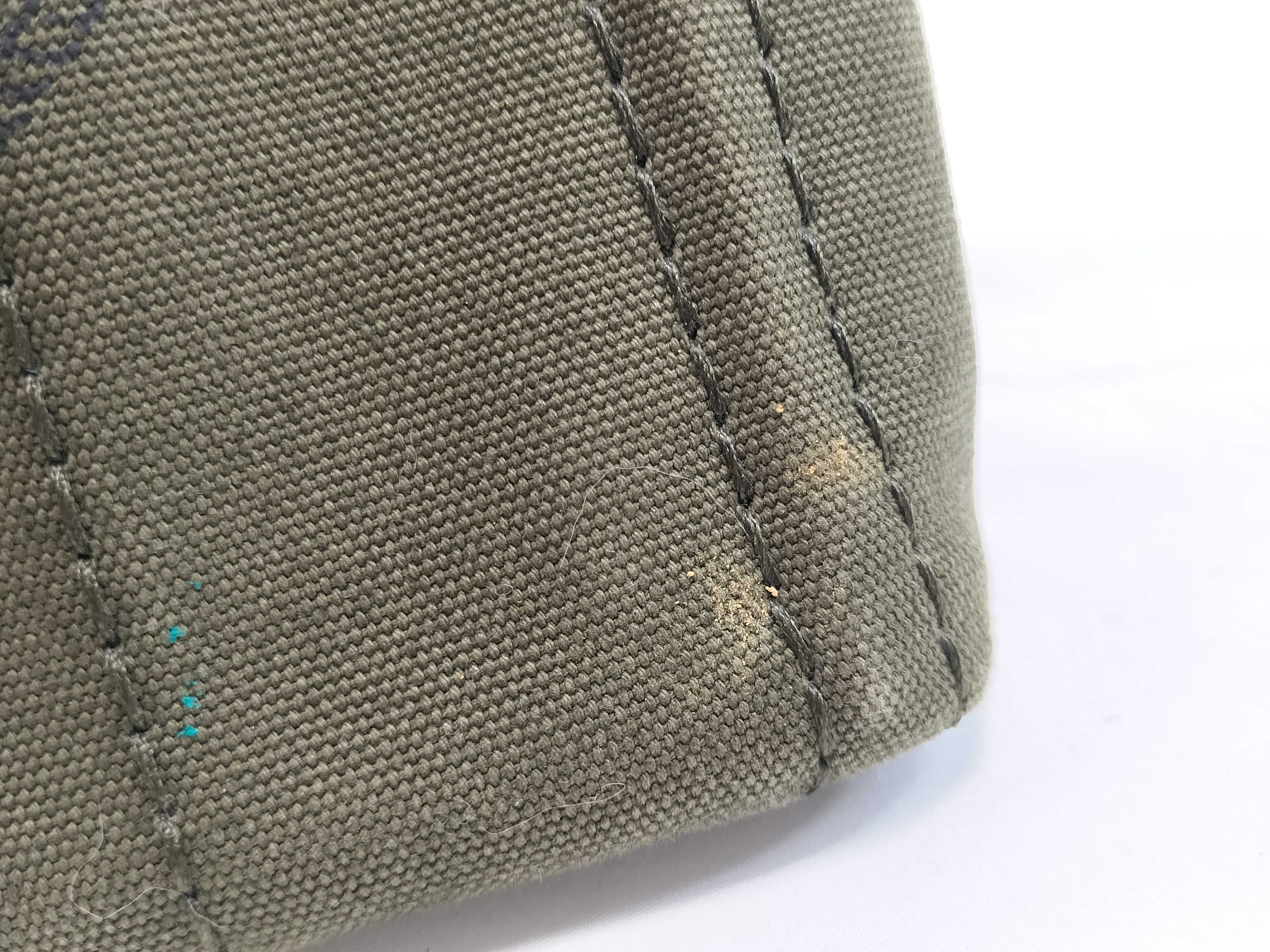 Canvas Khaki 2-Way Shoulder Tote Handbag — view 12