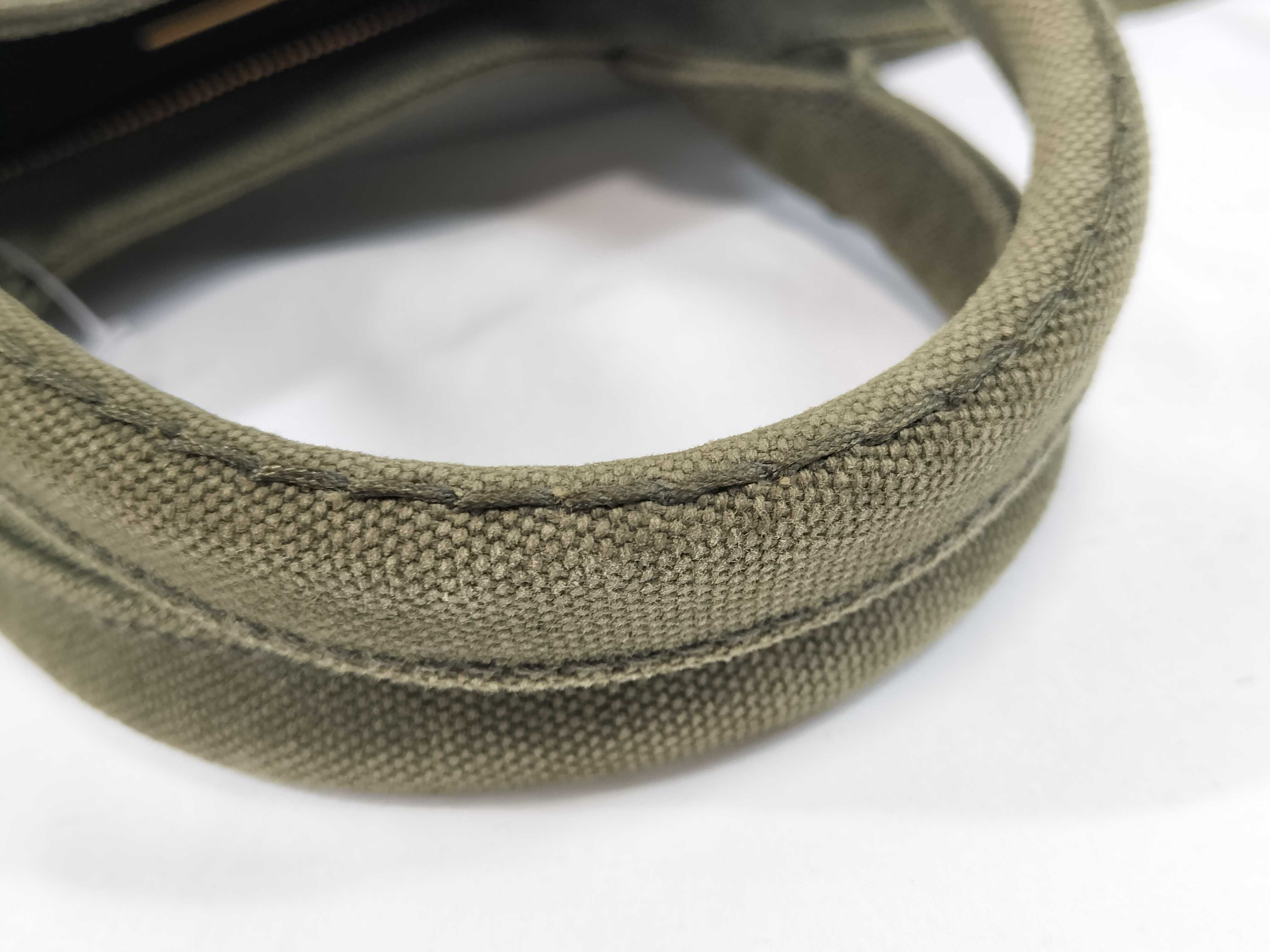 Canvas Khaki 2-Way Shoulder Tote Handbag — view 4