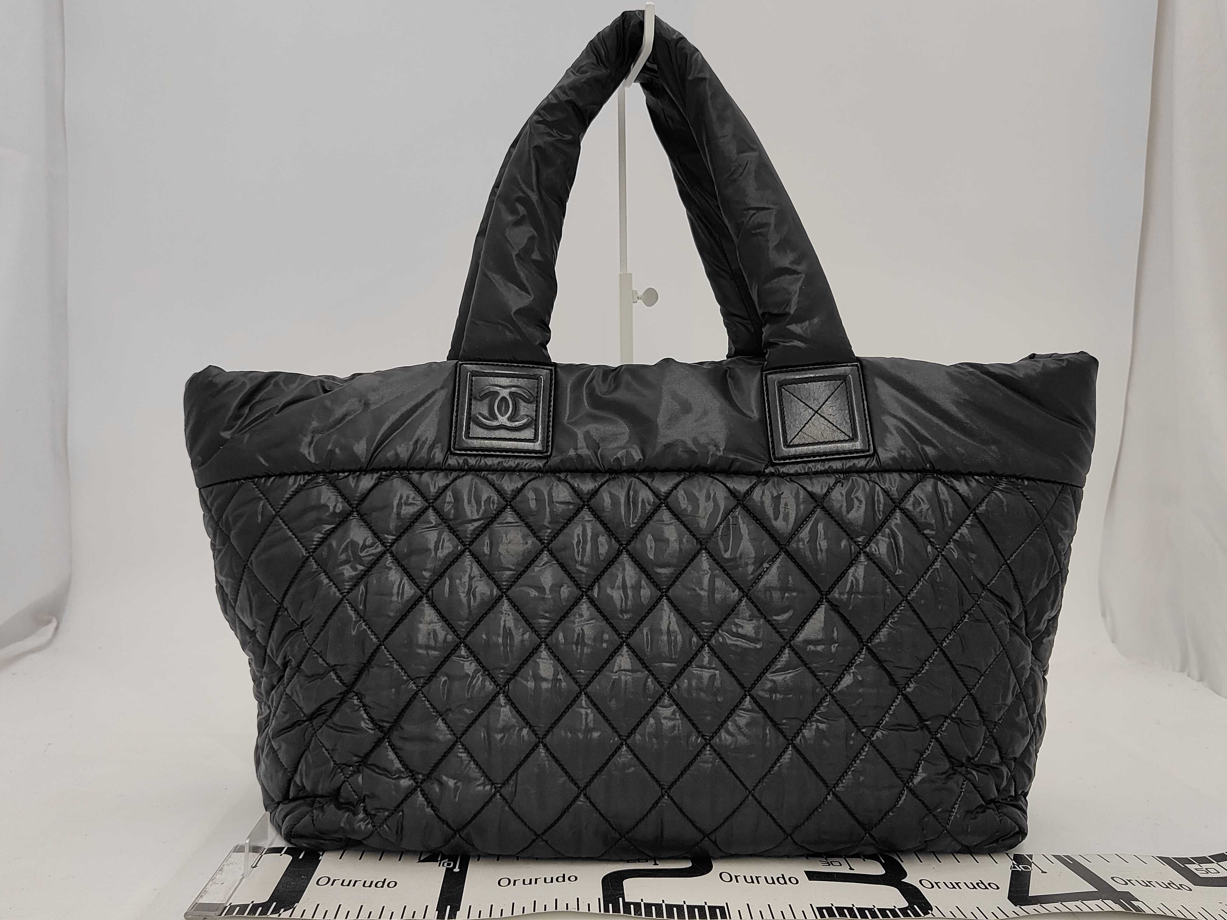 handbag, Coco Cocoon, black nylon, 13578710, tote bag — view 2