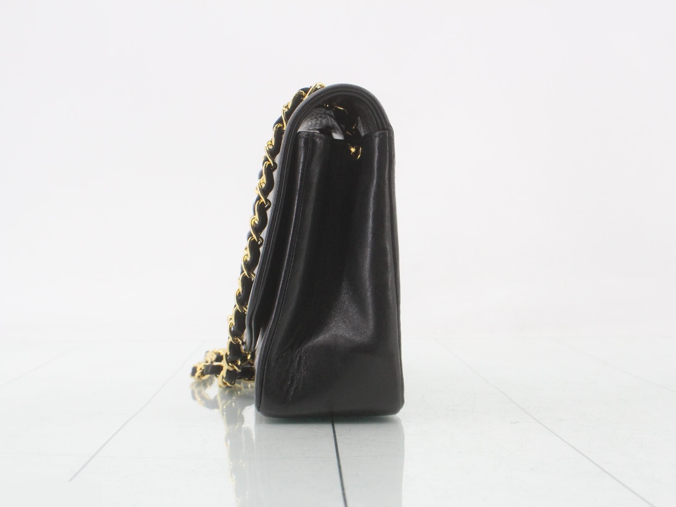 Diana 25 Lamb Chain Shoulder Bag Seal — view 3