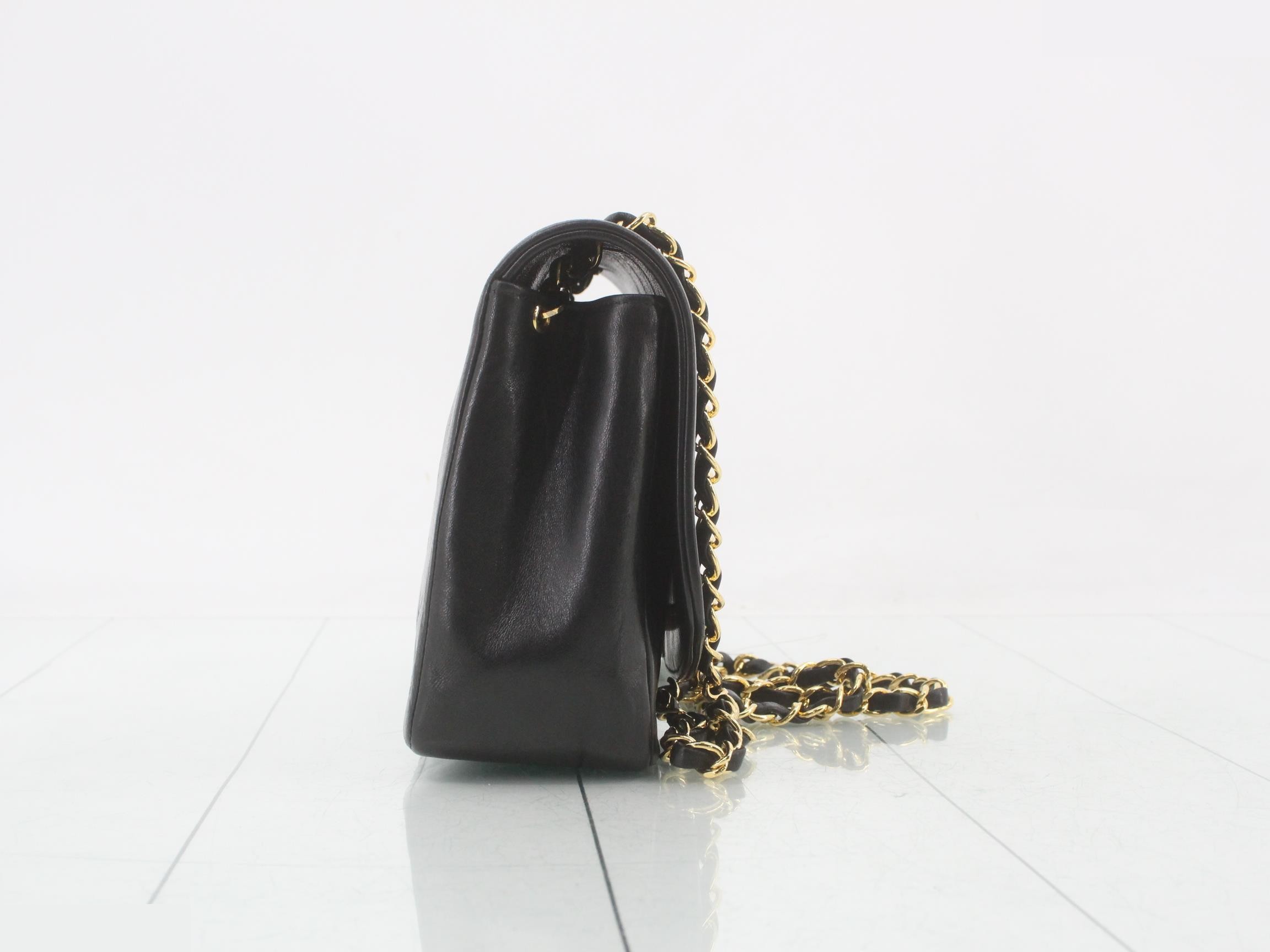 Diana 25 Lamb Chain Shoulder Bag Seal — view 4
