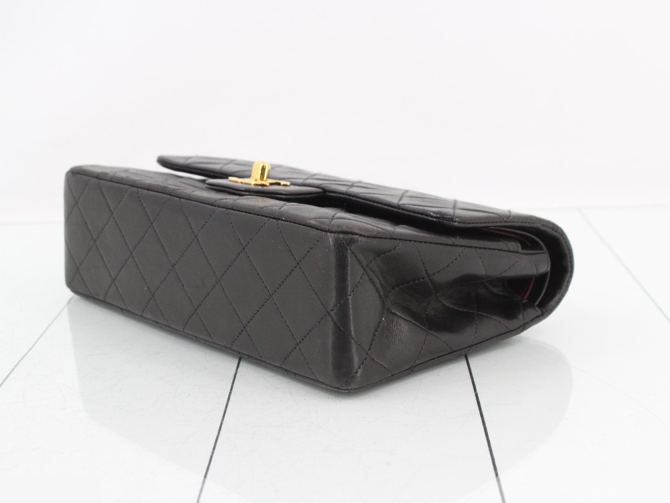 Matelassé Chain Shoulder Bag, Size 23, Lambskin — view 6
