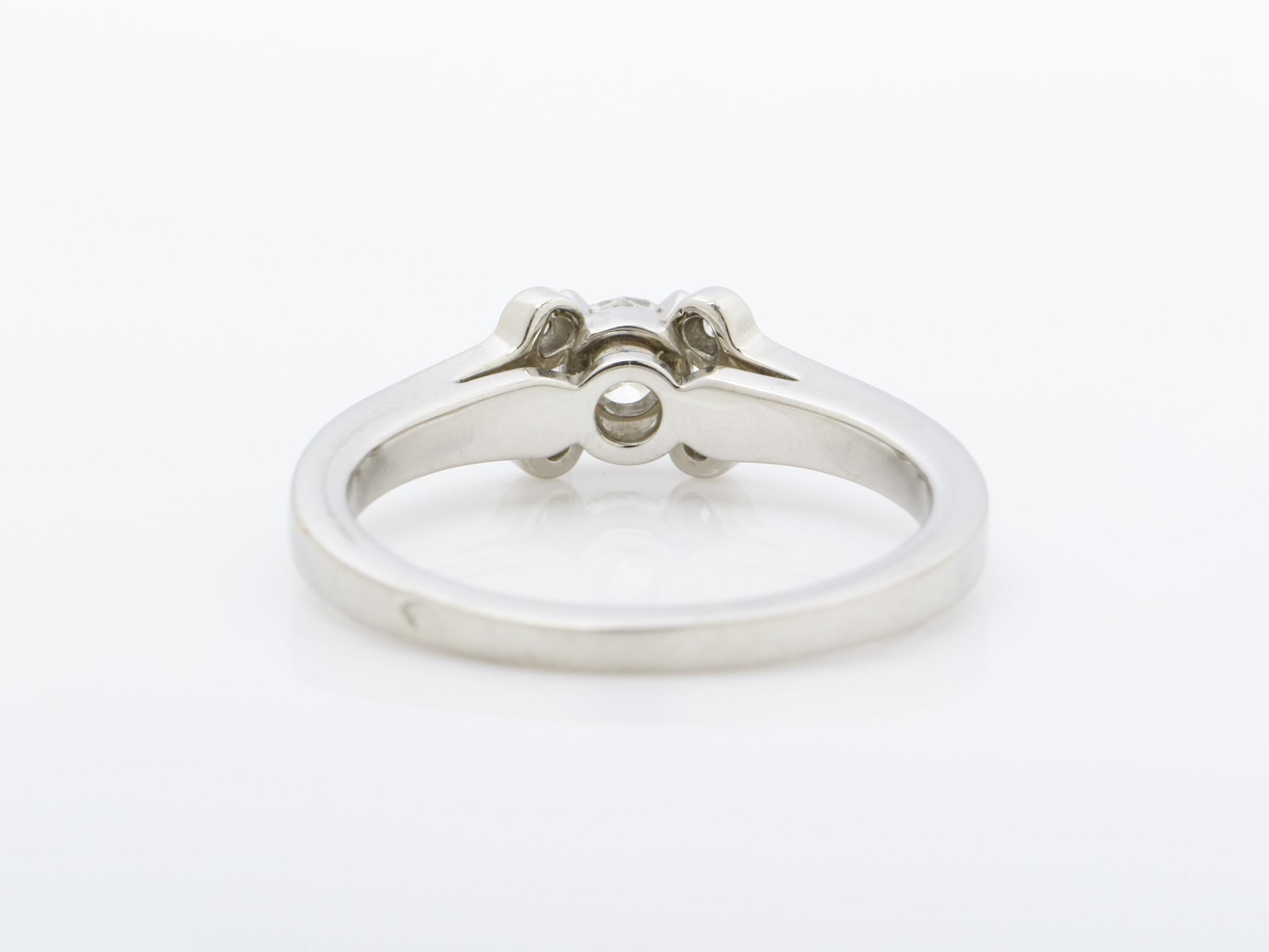 Pt950 Ballerina Solitaire Ring, D0.22ct, Size #49, Total Weight Approx. 4.3g — view 5