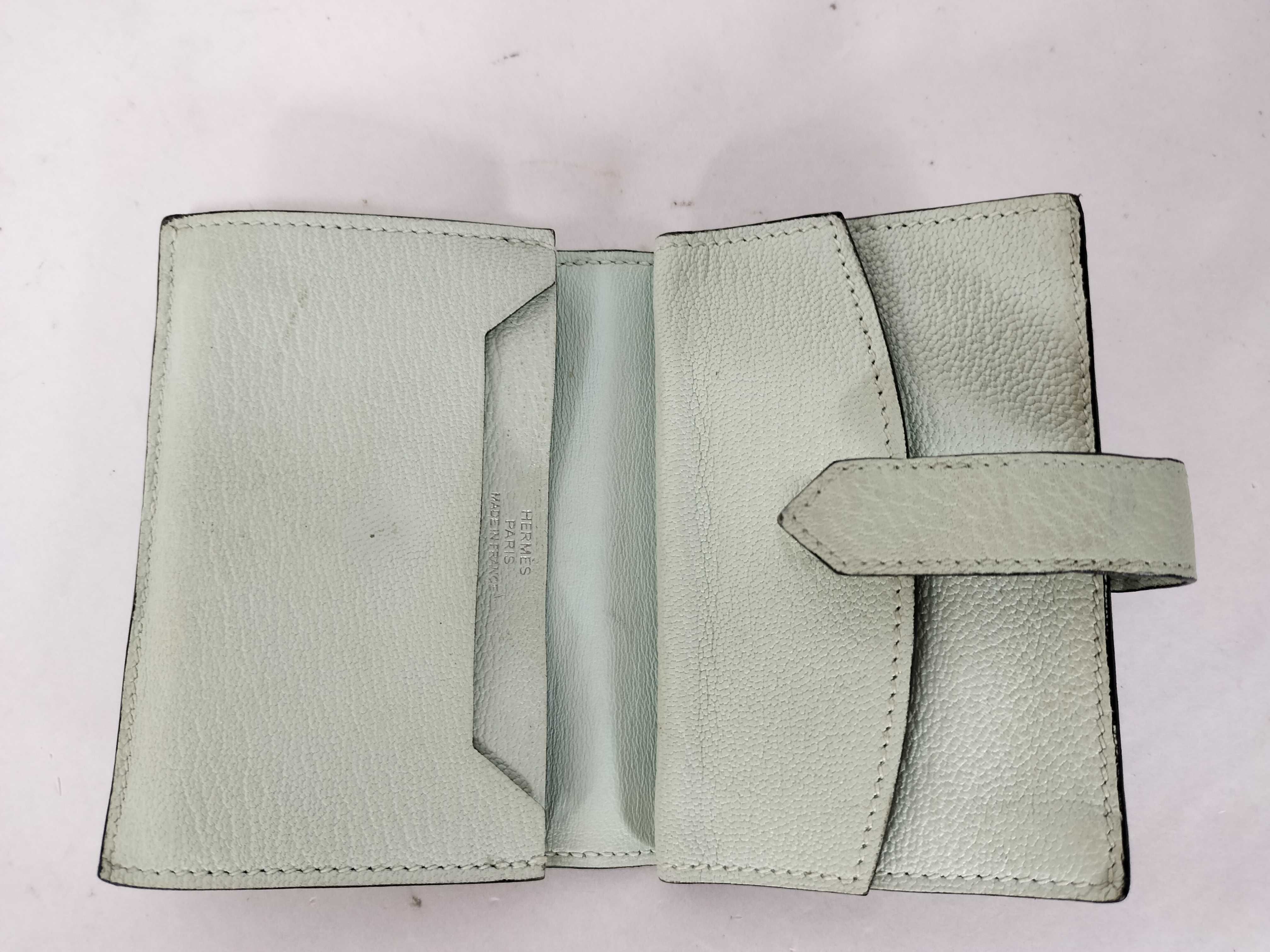 Bearn Hermes Bearn Mini Silver Hardware Wallet — view 7