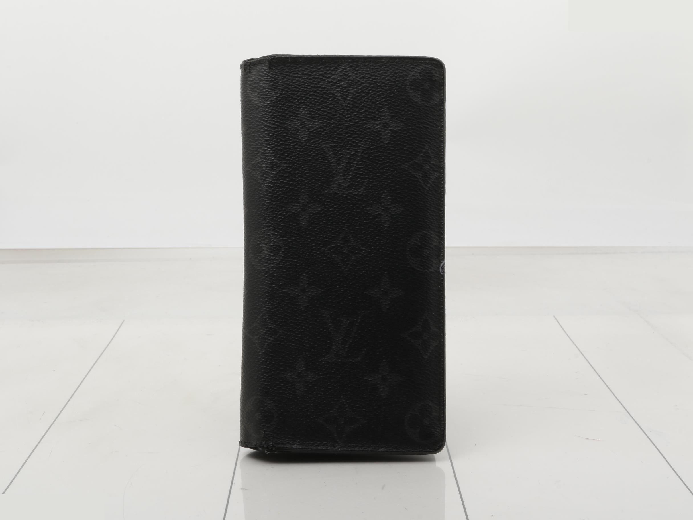 Monogram Eclipse Portefeuille Brazza Bi-fold Long Wallet