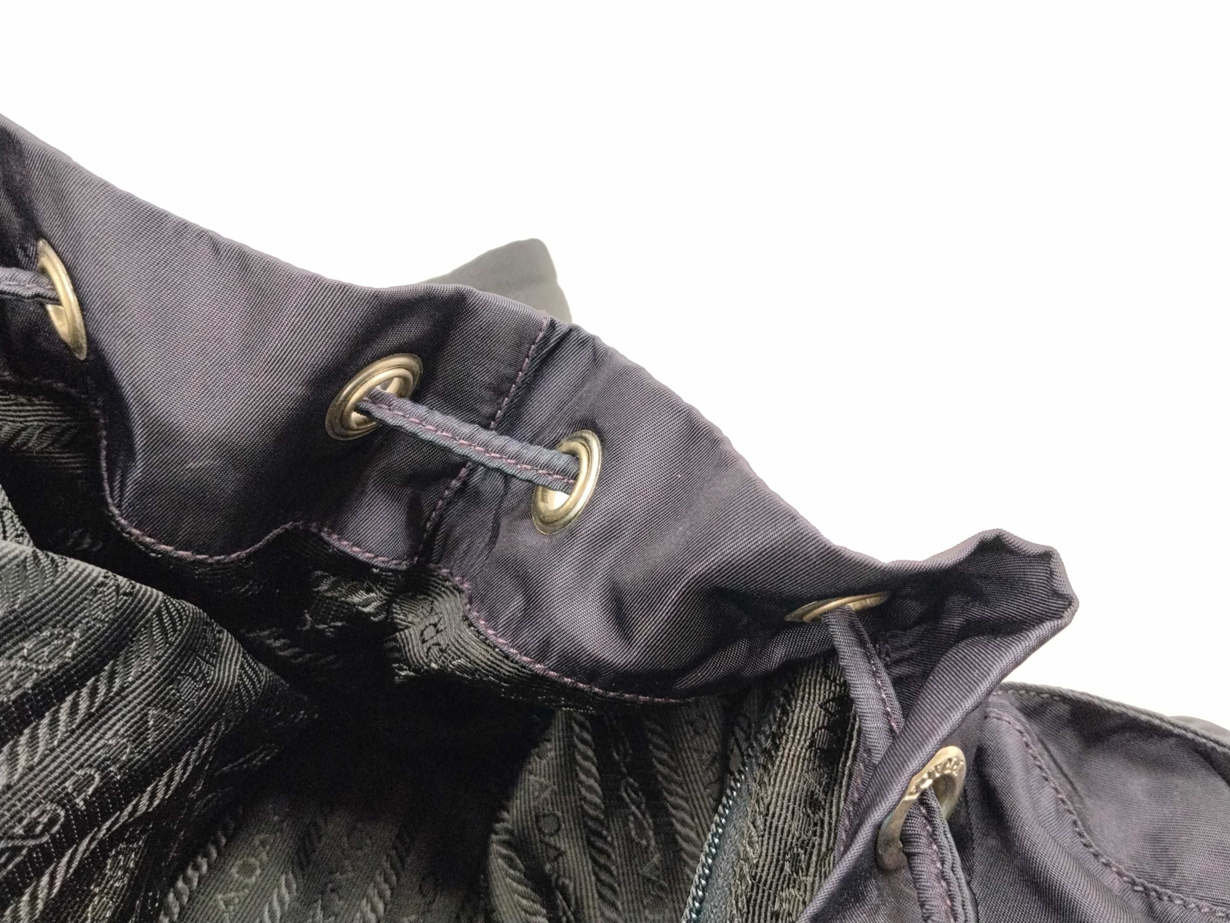 Nylon Backpack, Purple — view 12