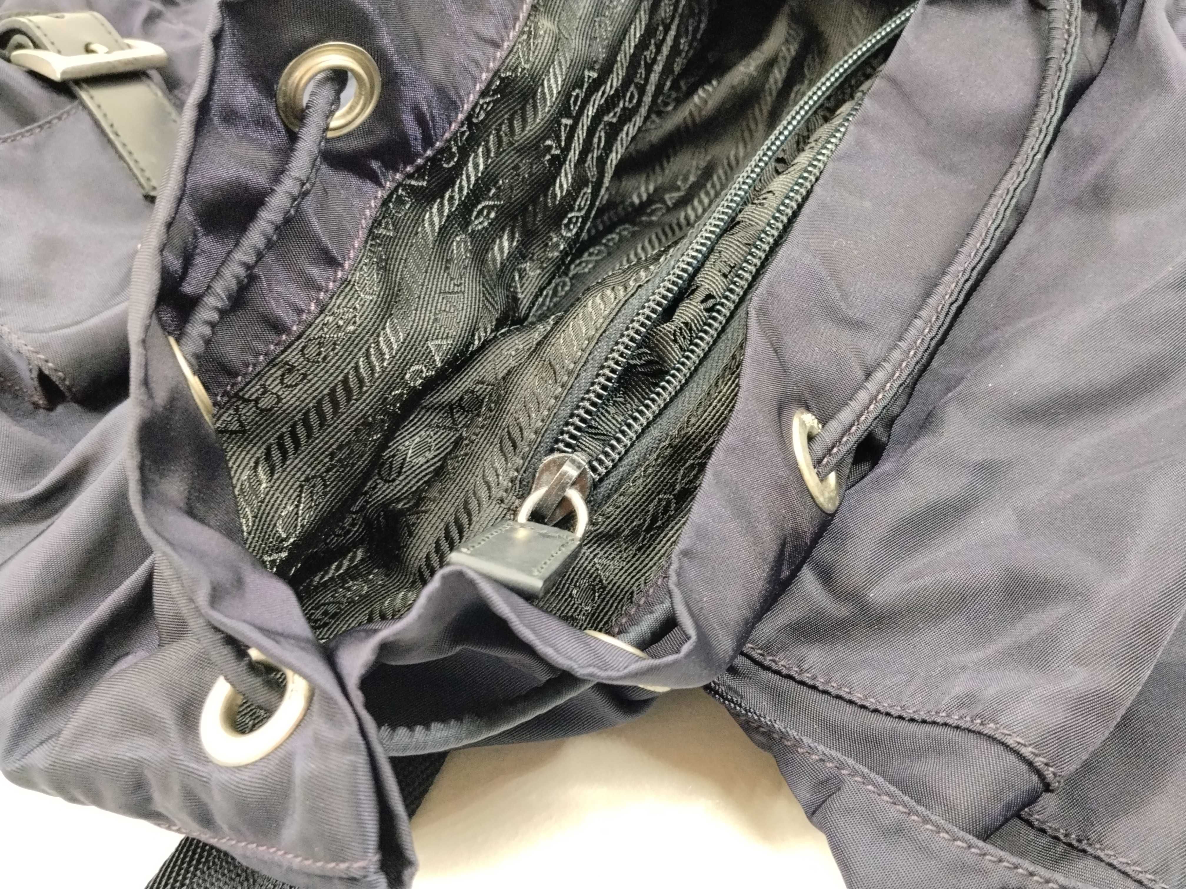 Nylon Backpack, Purple — view 13