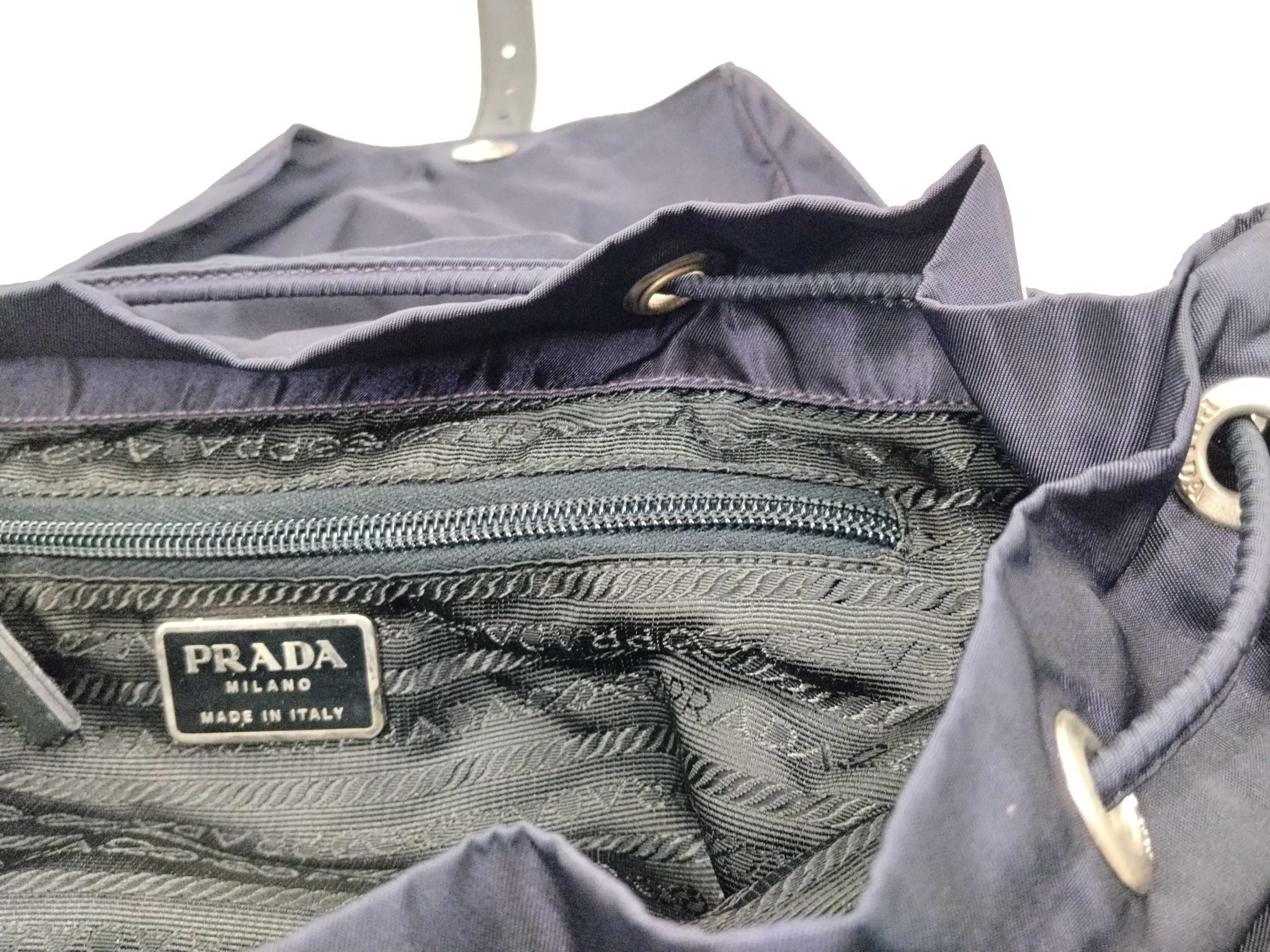 Nylon Backpack, Purple — view 15