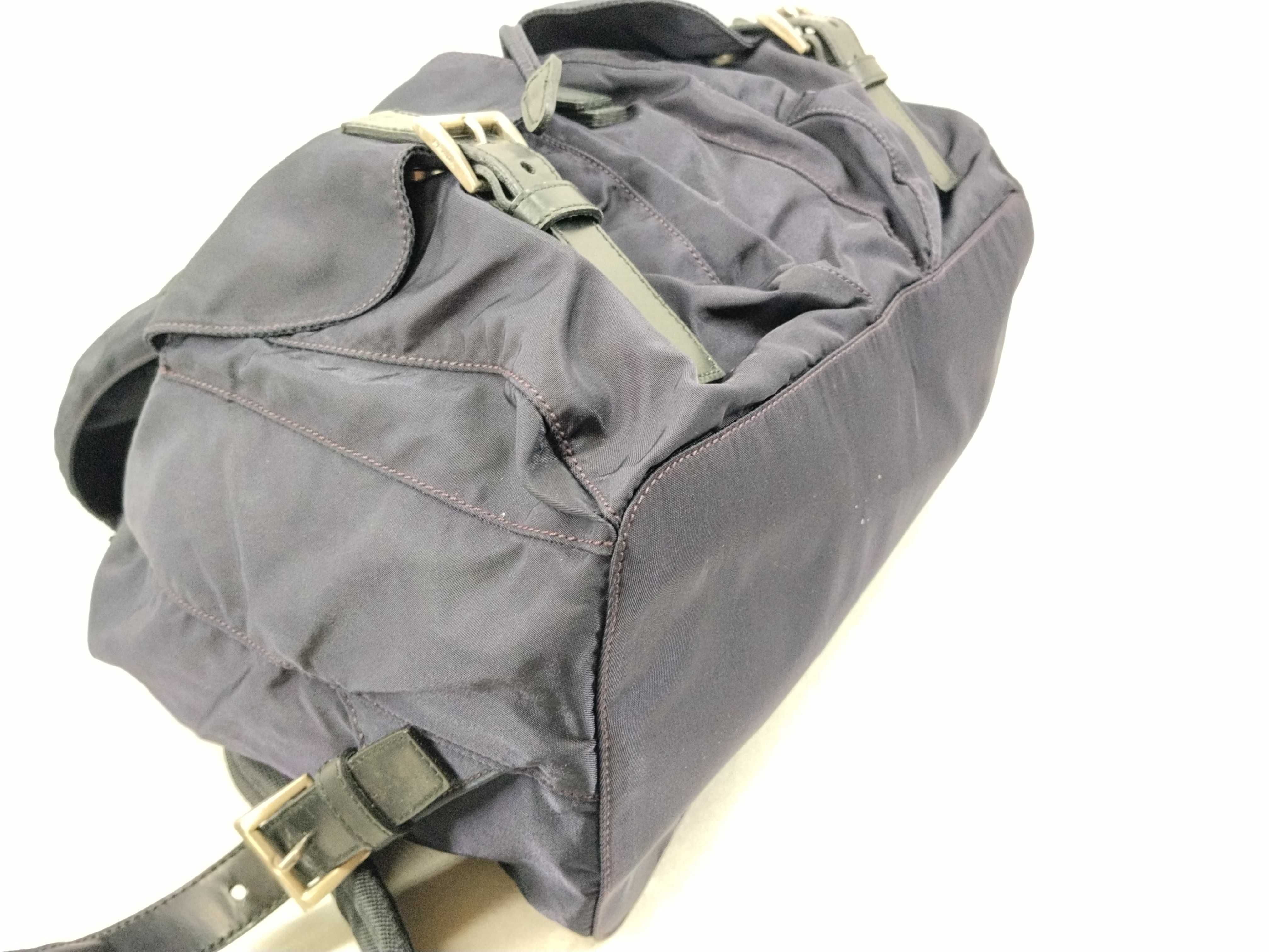 Nylon Backpack, Purple — view 7