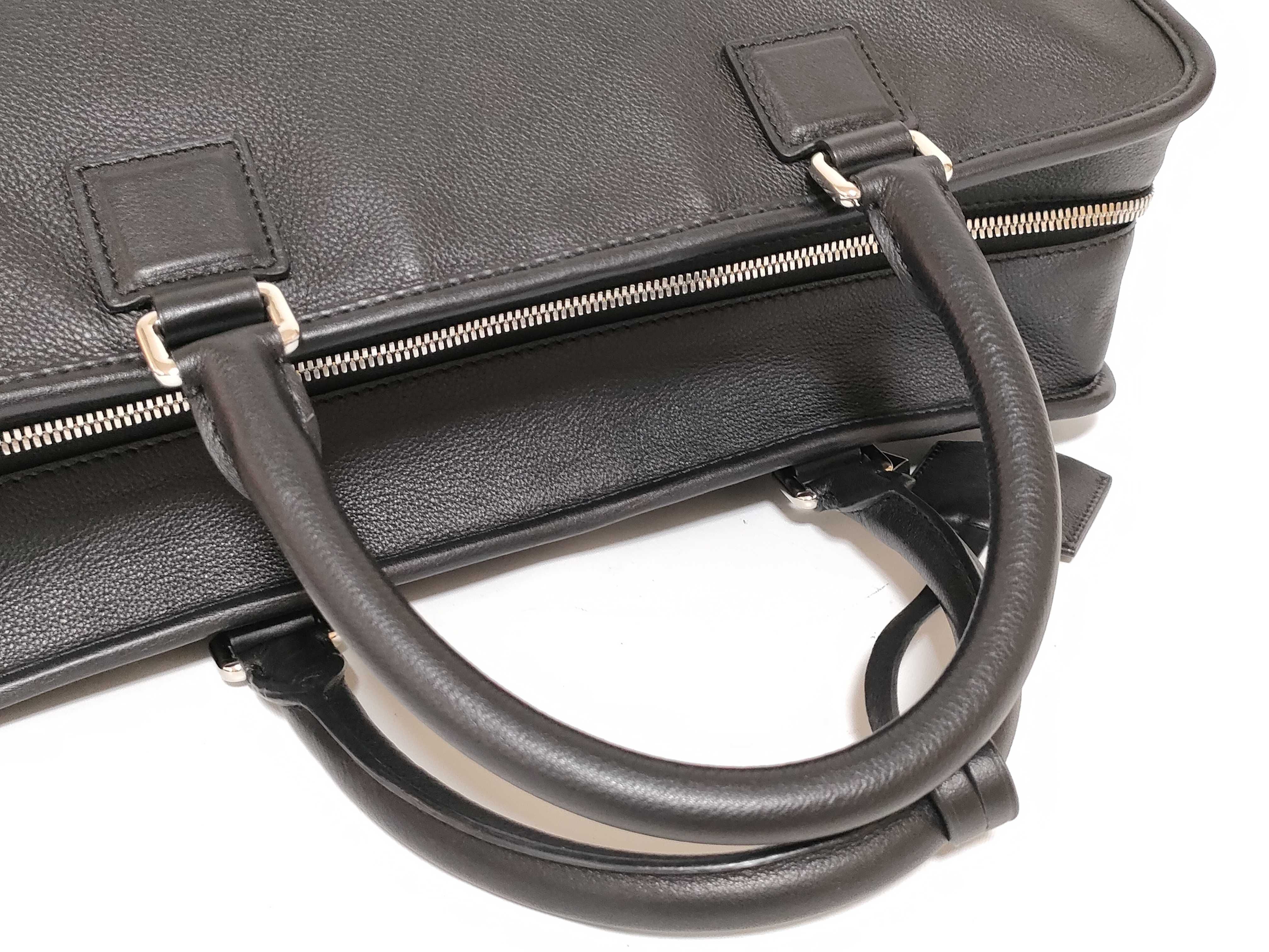 Amazona 36 Perforated Leather Handbag, Black — view 3