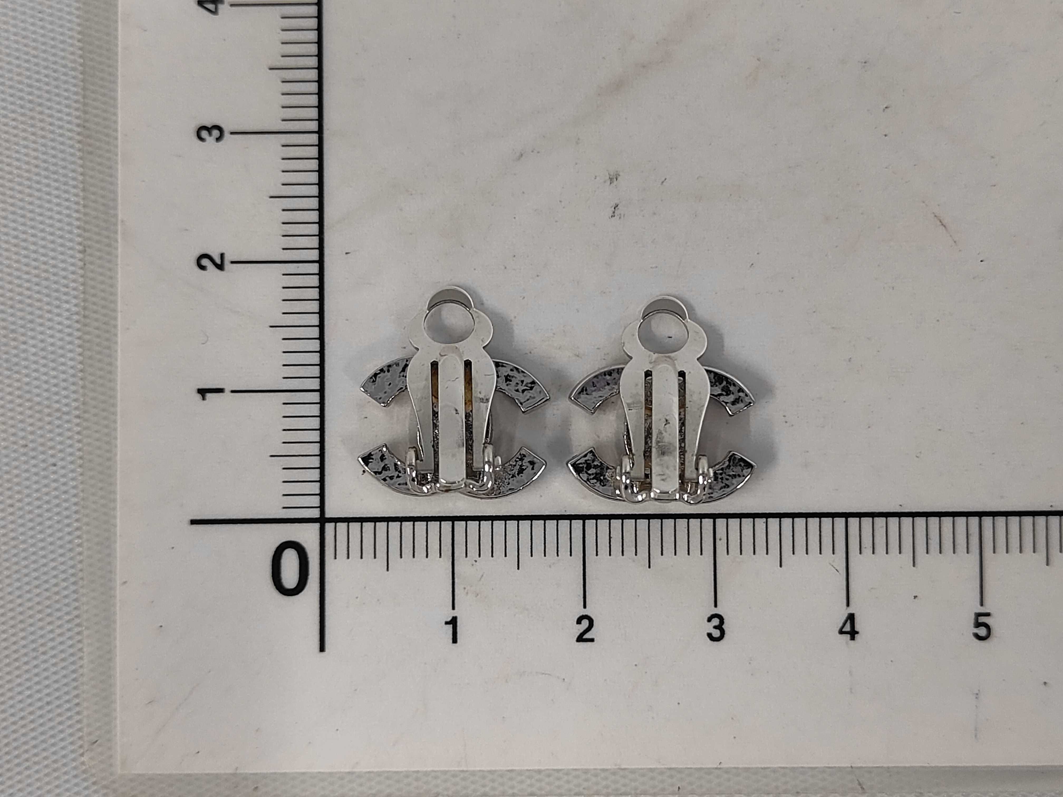earrings, 05V Coco Stone design (one earring missing plate). — view 2