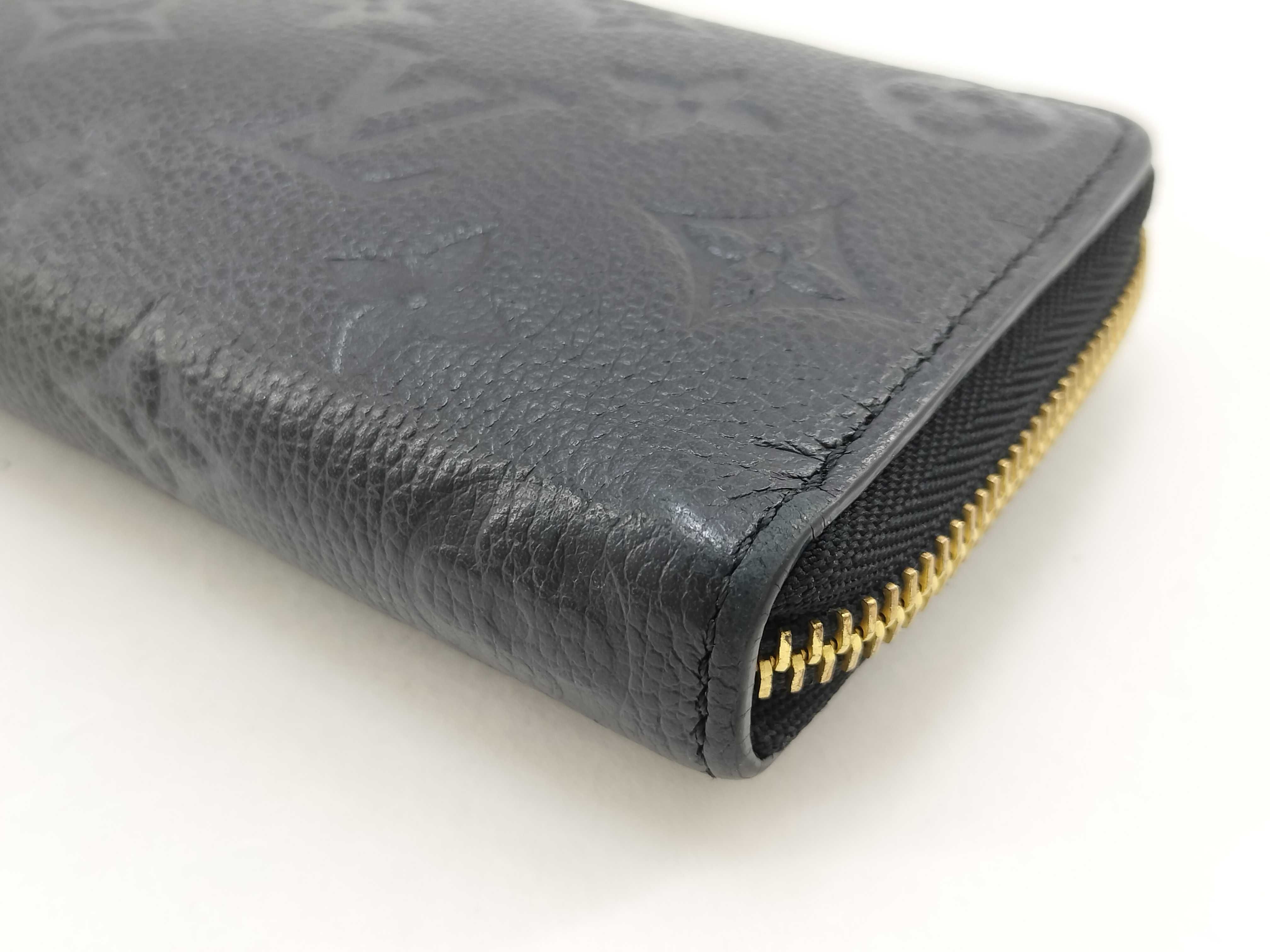 Monogram Empreinte Louis Vuitton Clemence Empreinte Noir Wallet — view 4