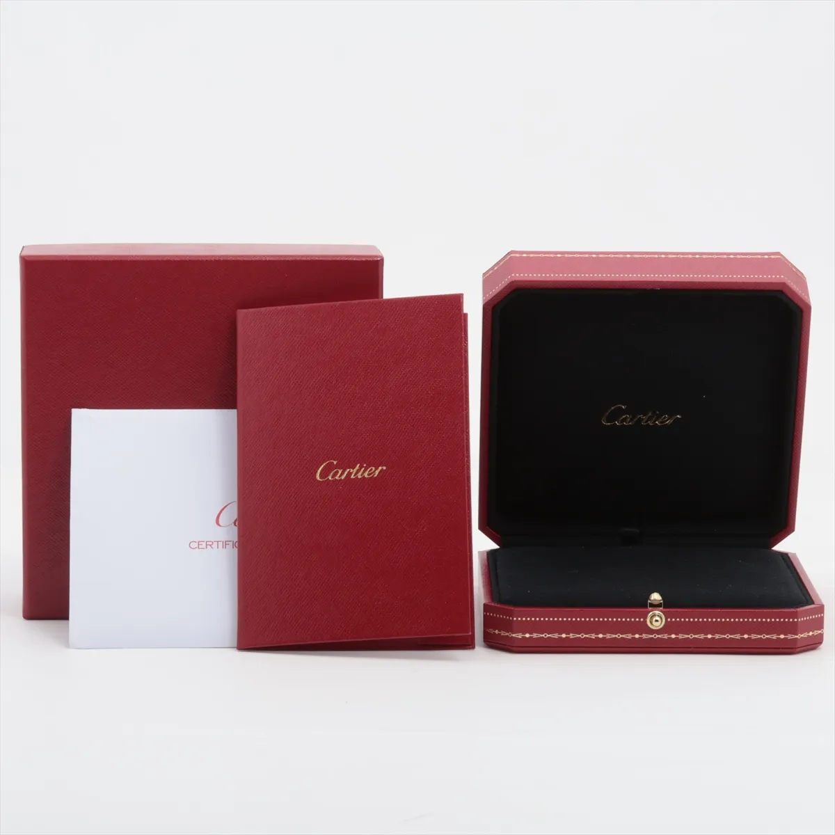 Sweet Trinity Necklace 750 (Yellow Gold x Pink Gold x White Gold) 3.6g 385ADE Metal Scratches — view 7