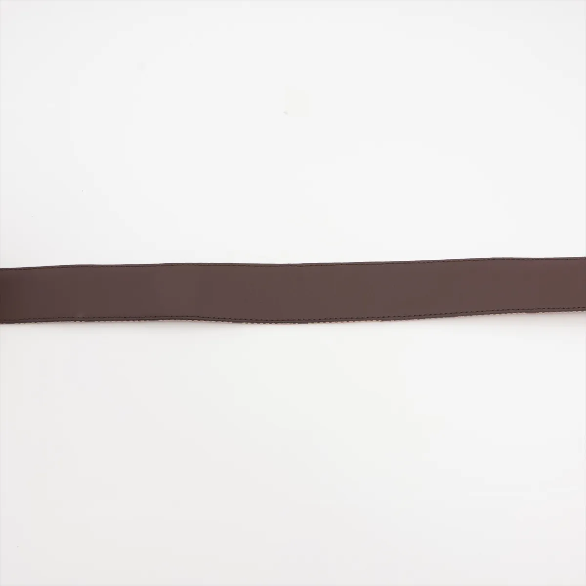 400593 GG Marmont Belt, size 65, canvas and leather, beige and brown. Shows signs of wear: — view 4