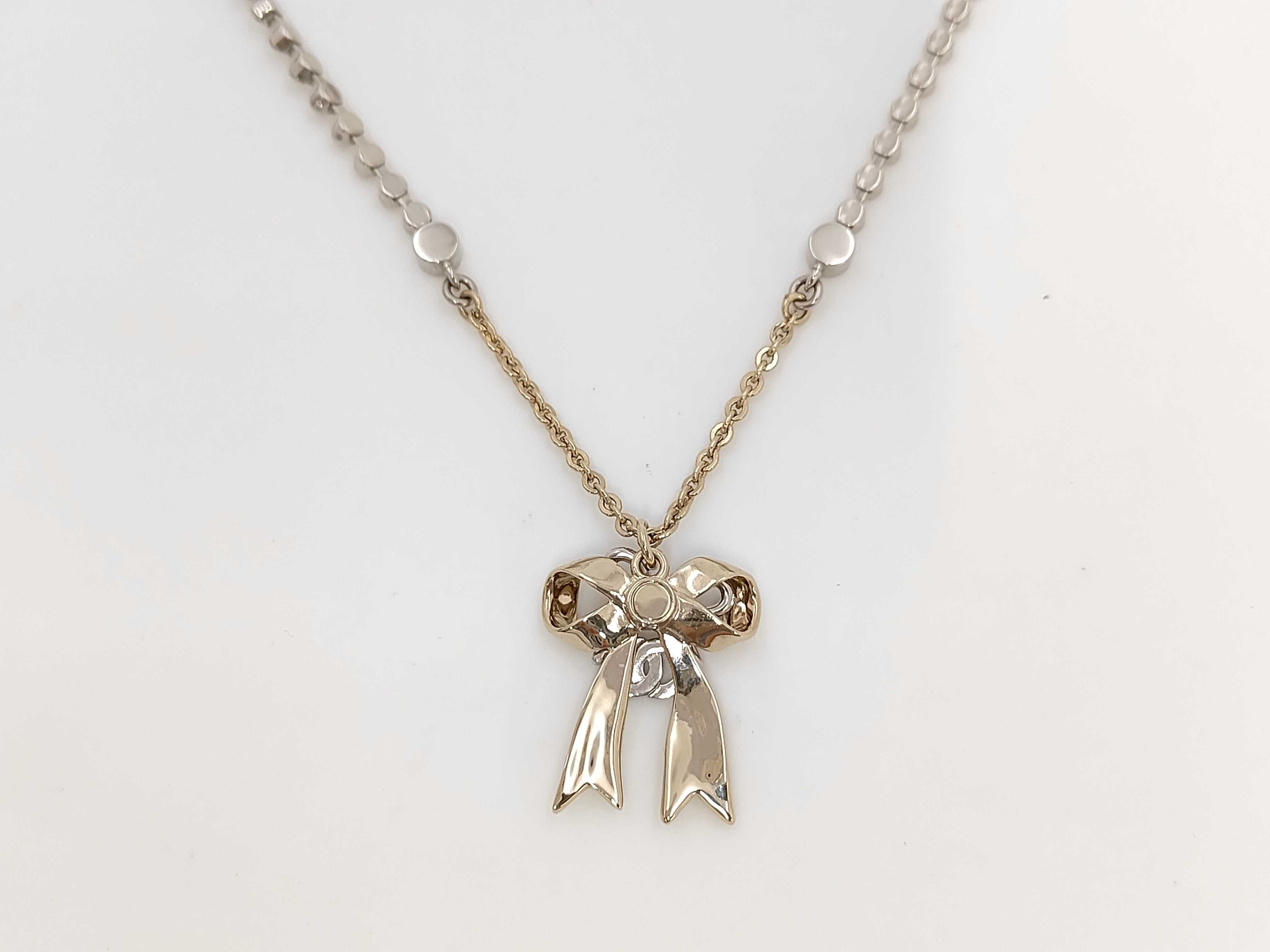 Ribbon Necklace GP Coco Mark / Stone Necklace — view 2