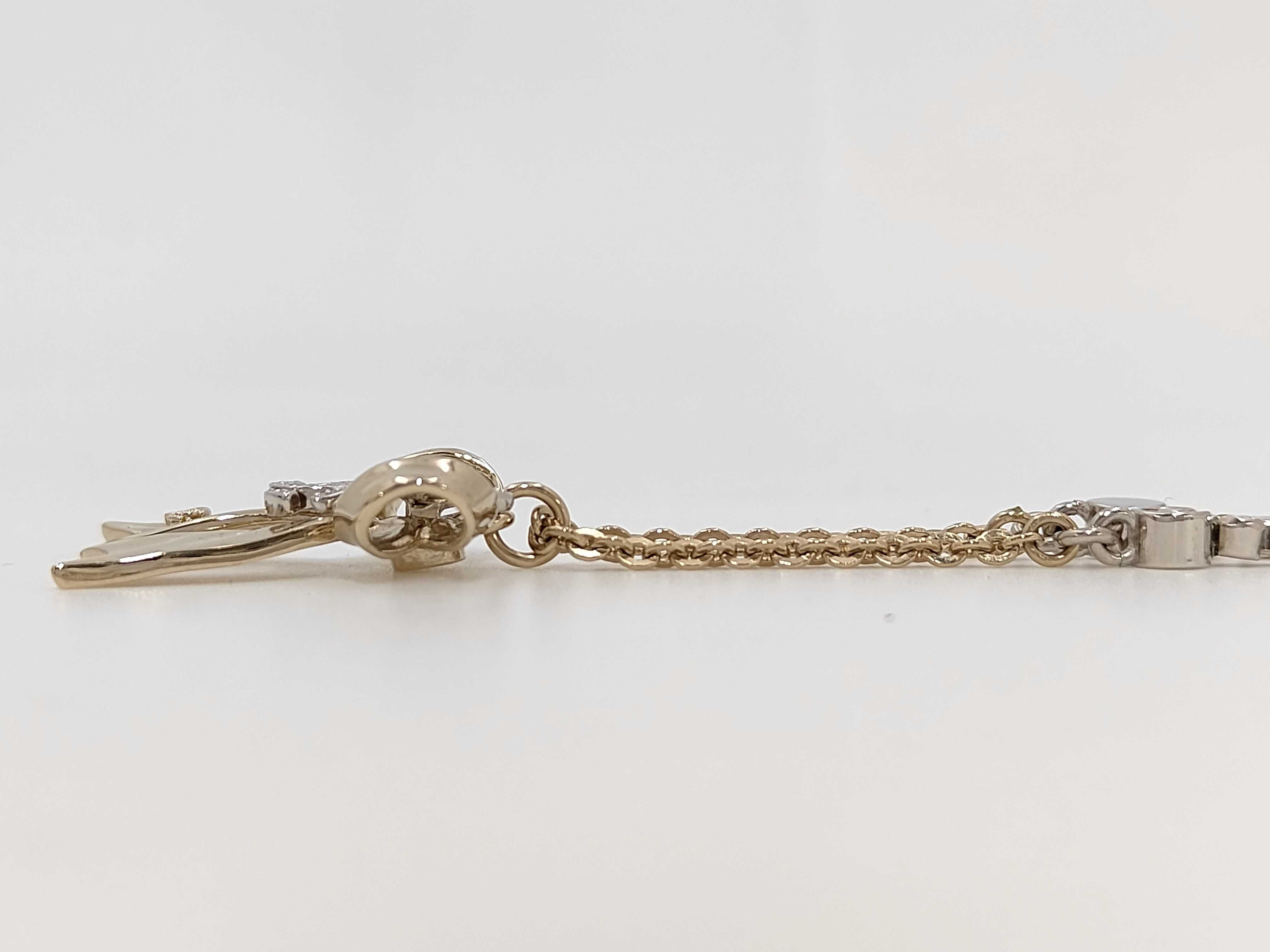Ribbon Necklace GP Coco Mark / Stone Necklace — view 3