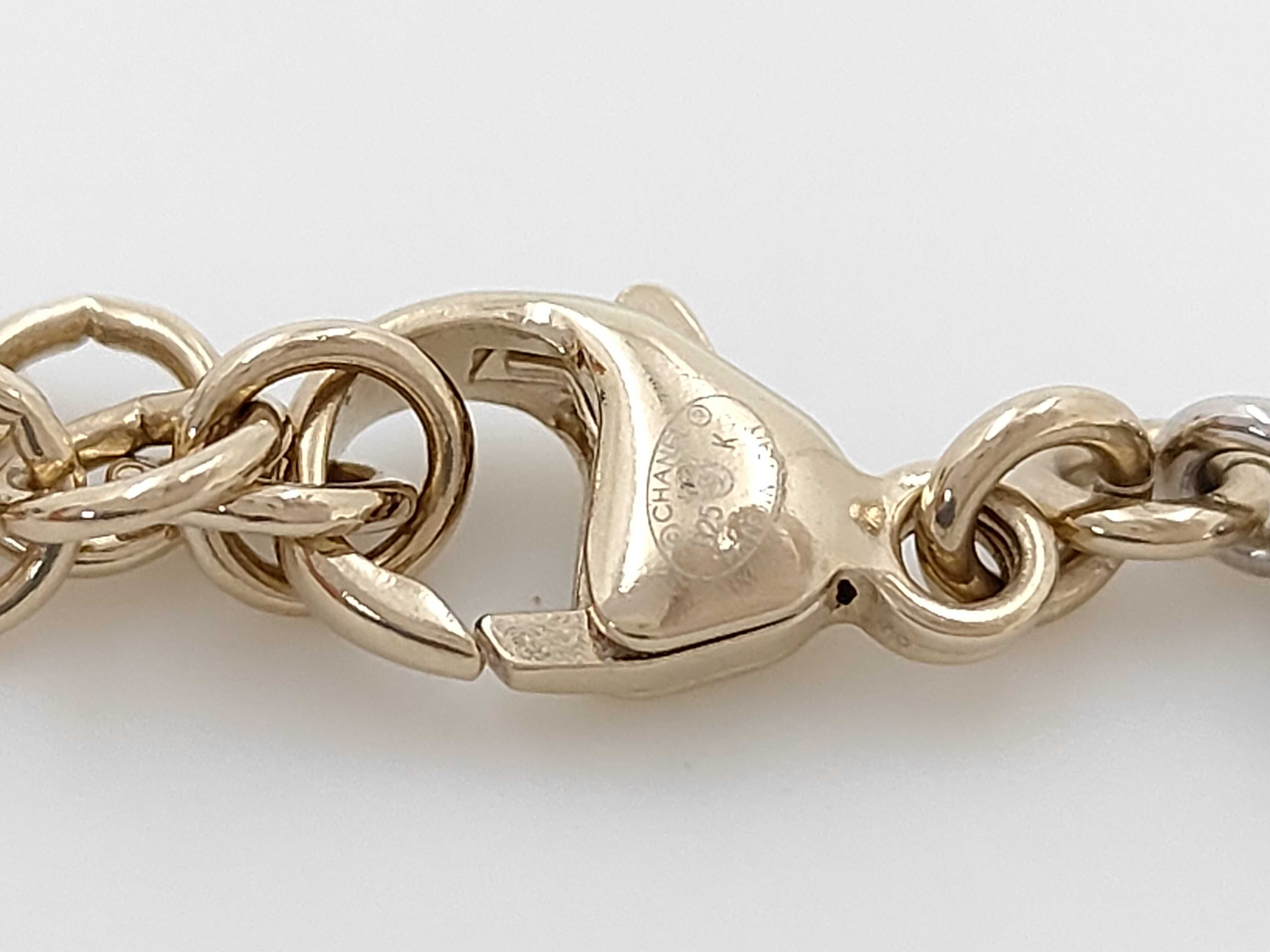 Ribbon Necklace GP Coco Mark / Stone Necklace — view 4