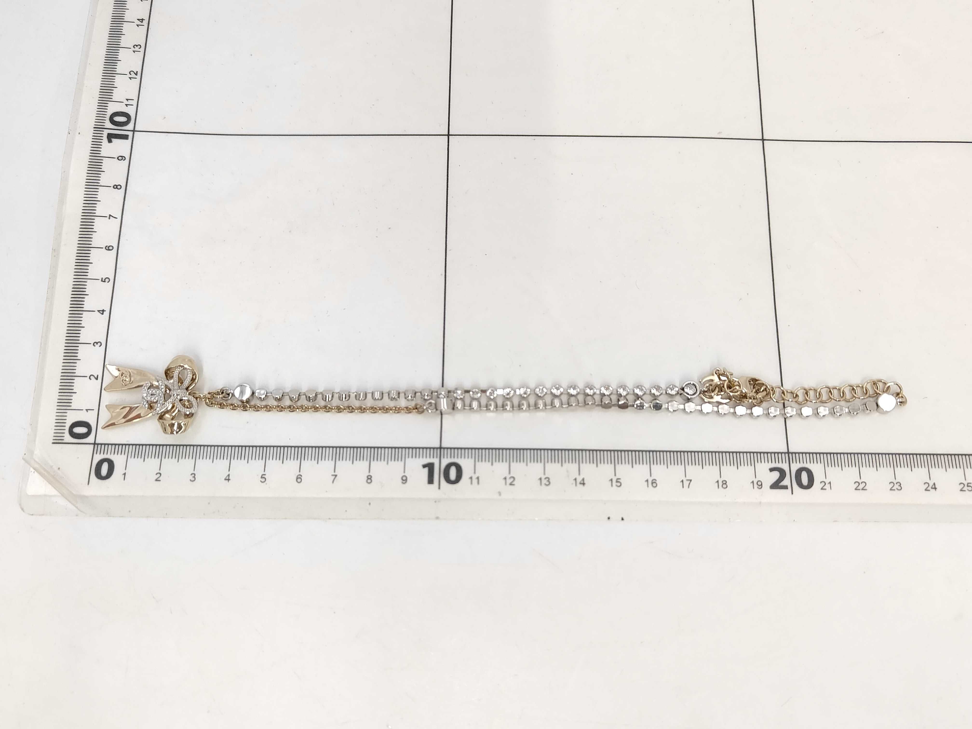 Ribbon Necklace GP Coco Mark / Stone Necklace — view 7