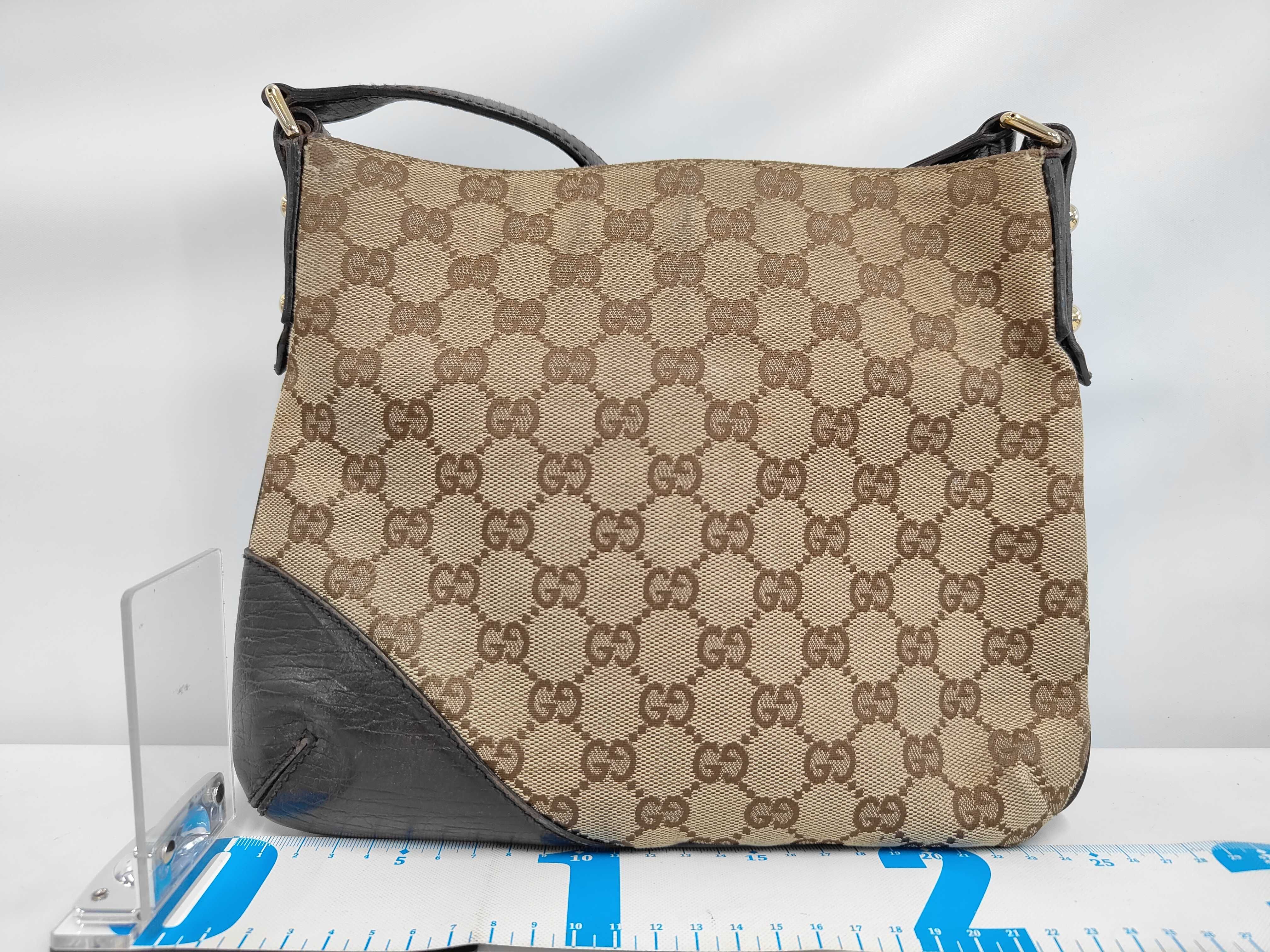 Horsebit Canvas Shoulder Bag — view 2